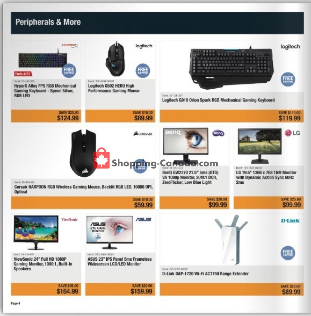 Newegg flyer from Friday April 19, 2019 to Thursday April 25, 2019 - page 4