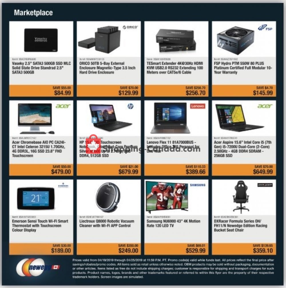 Newegg flyer from Friday April 19, 2019 to Thursday April 25, 2019 - page 8