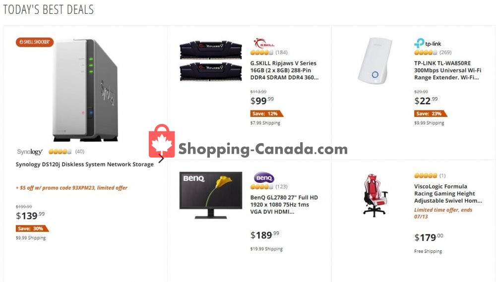 Newegg flyer from Friday July 10, 2020 to Friday July 10, 2020 - page 1