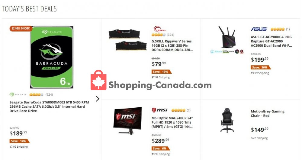 Newegg Canada, flyer (Today's Best Deals) July 15 July 15, 2020