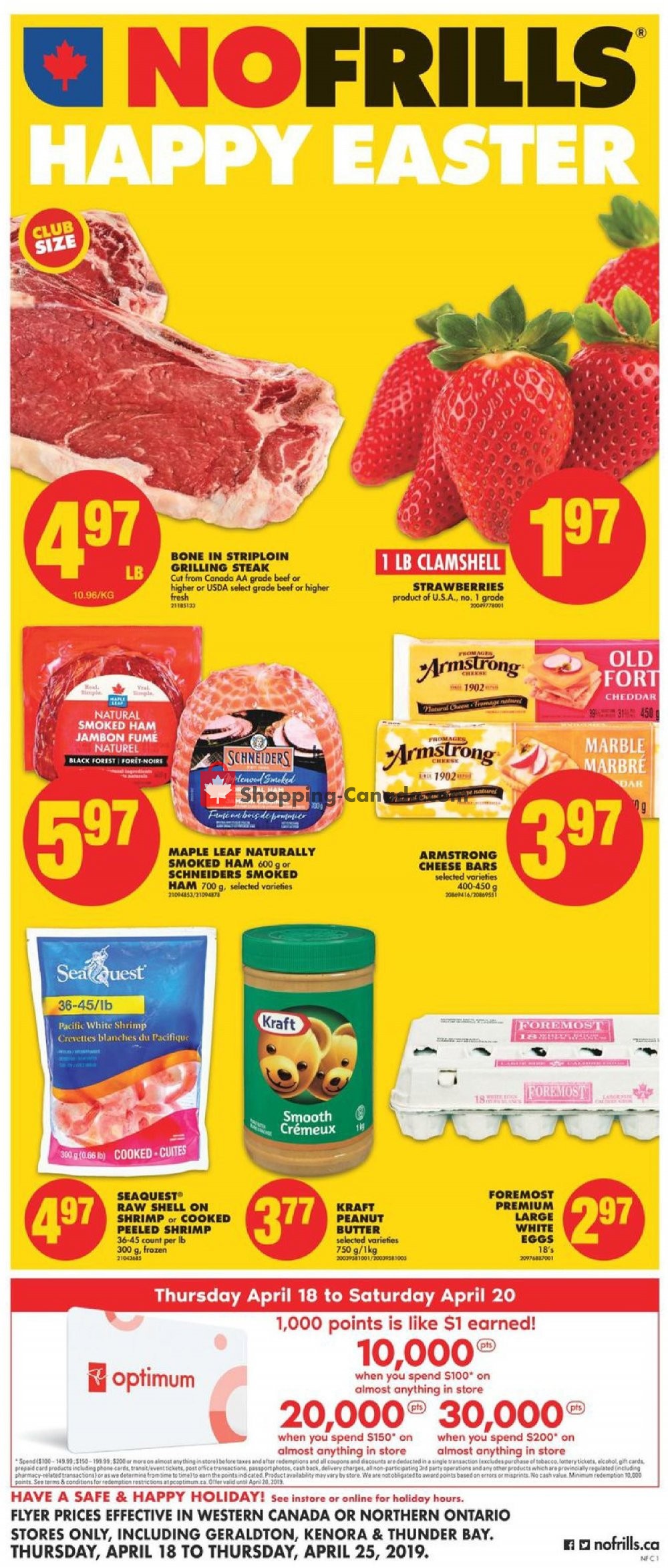 No Frills flyer from Thursday April 18, 2019 to Thursday April 25, 2019 - page 1