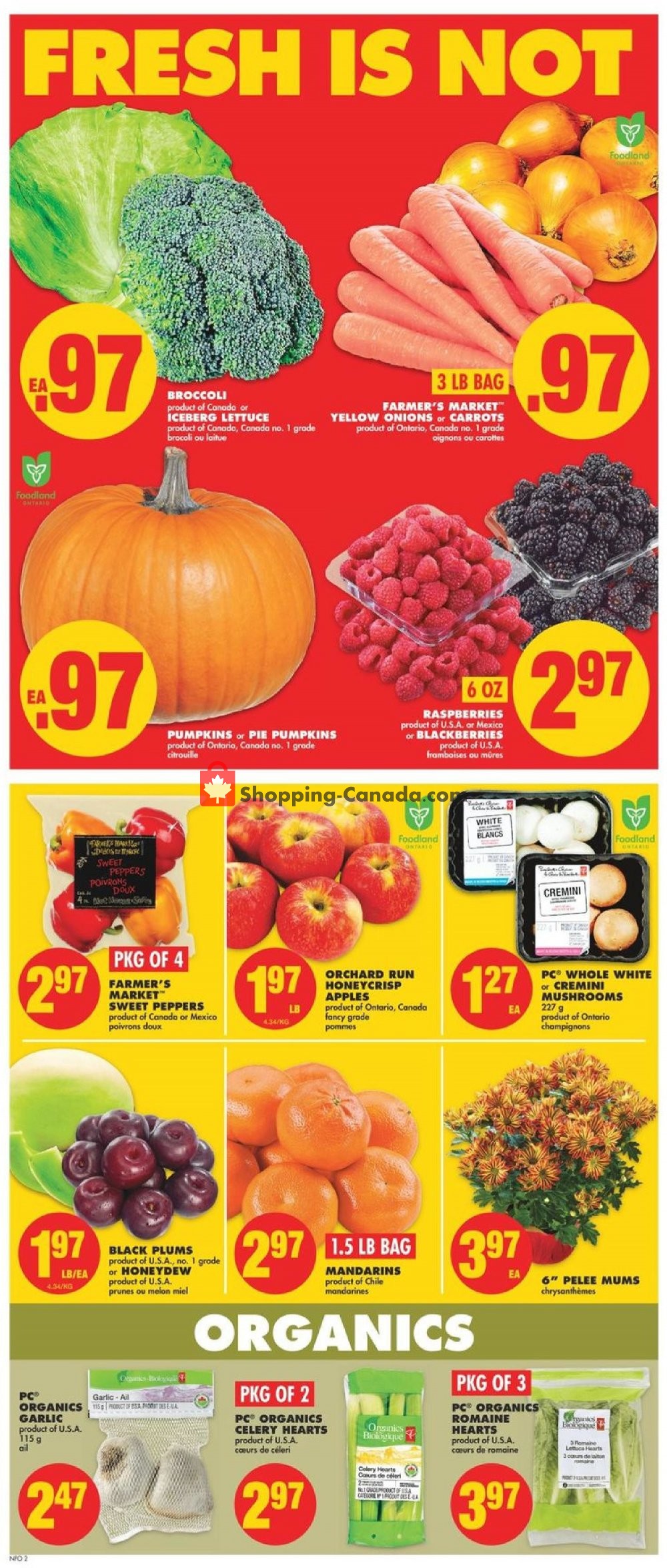 No Frills flyer from Thursday September 27, 2018 to Wednesday October 3, 2018 - page 2