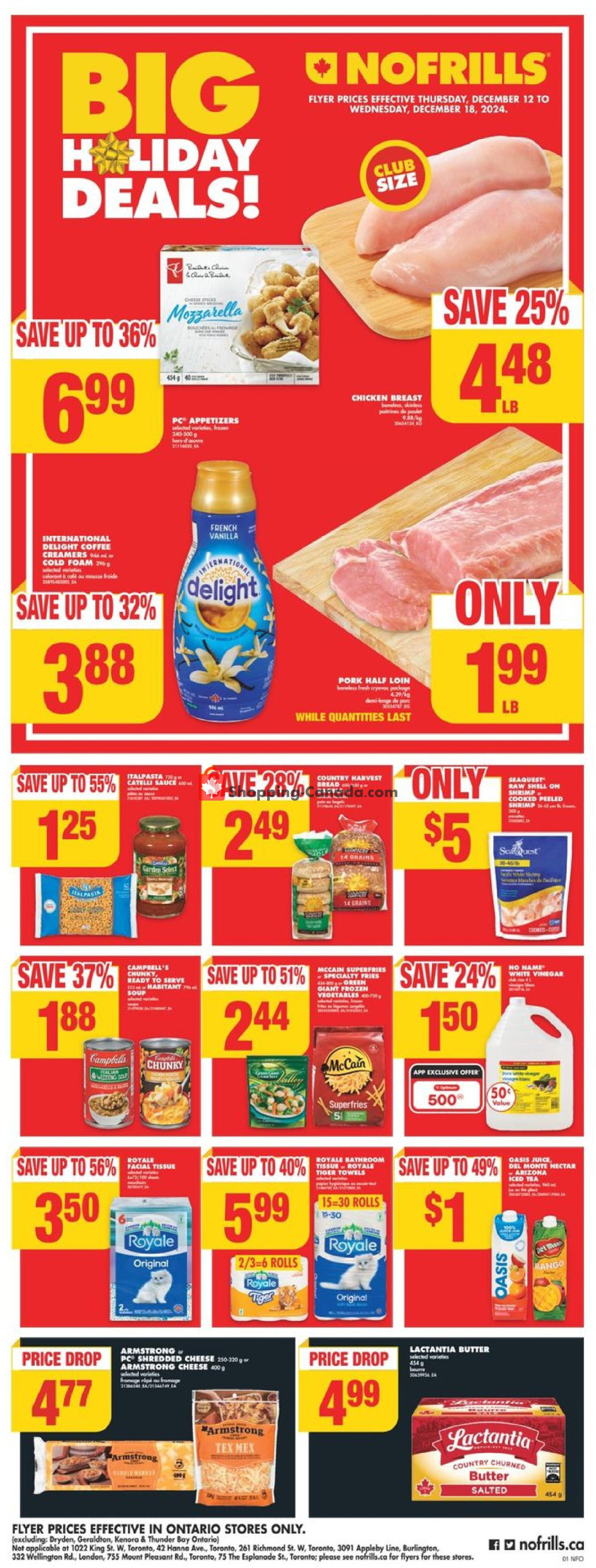 No Frills flyer from Thursday December 12, 2024 to Wednesday December 18, 2024 - page 2