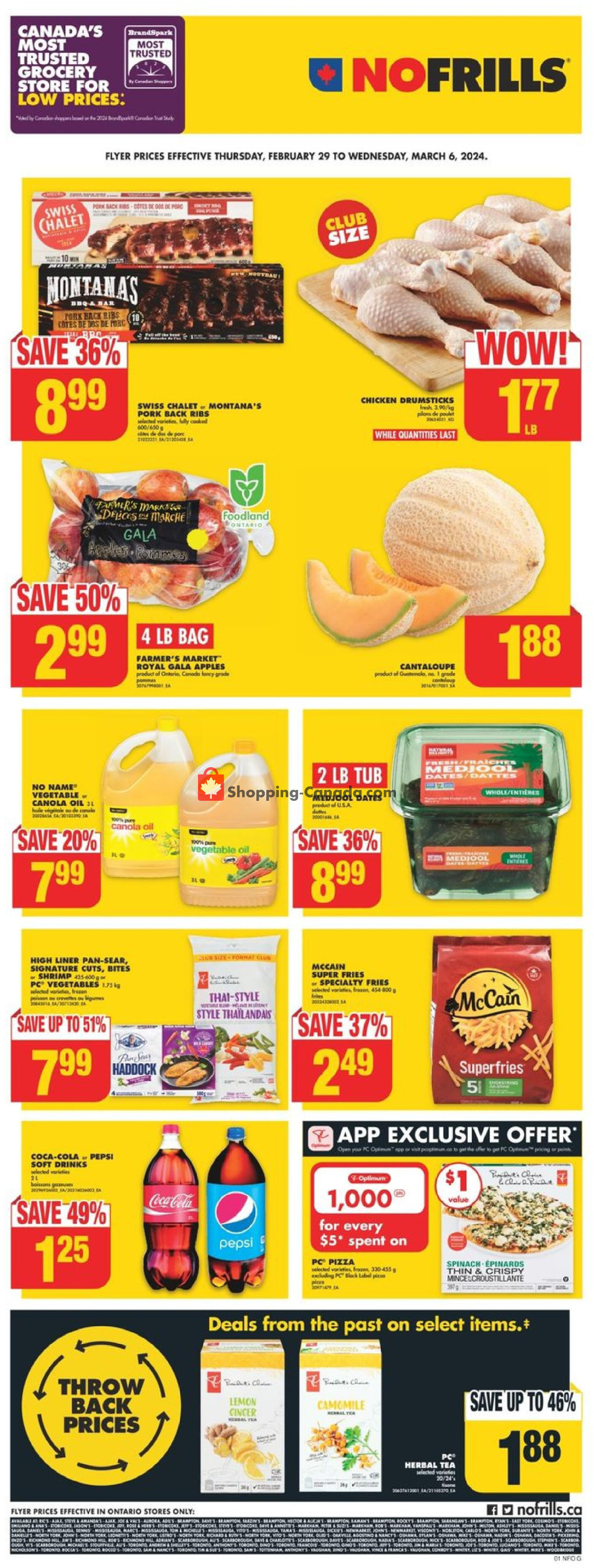 No Frills flyer from Thursday February 29, 2024 to Wednesday March 6, 2024 - page 3