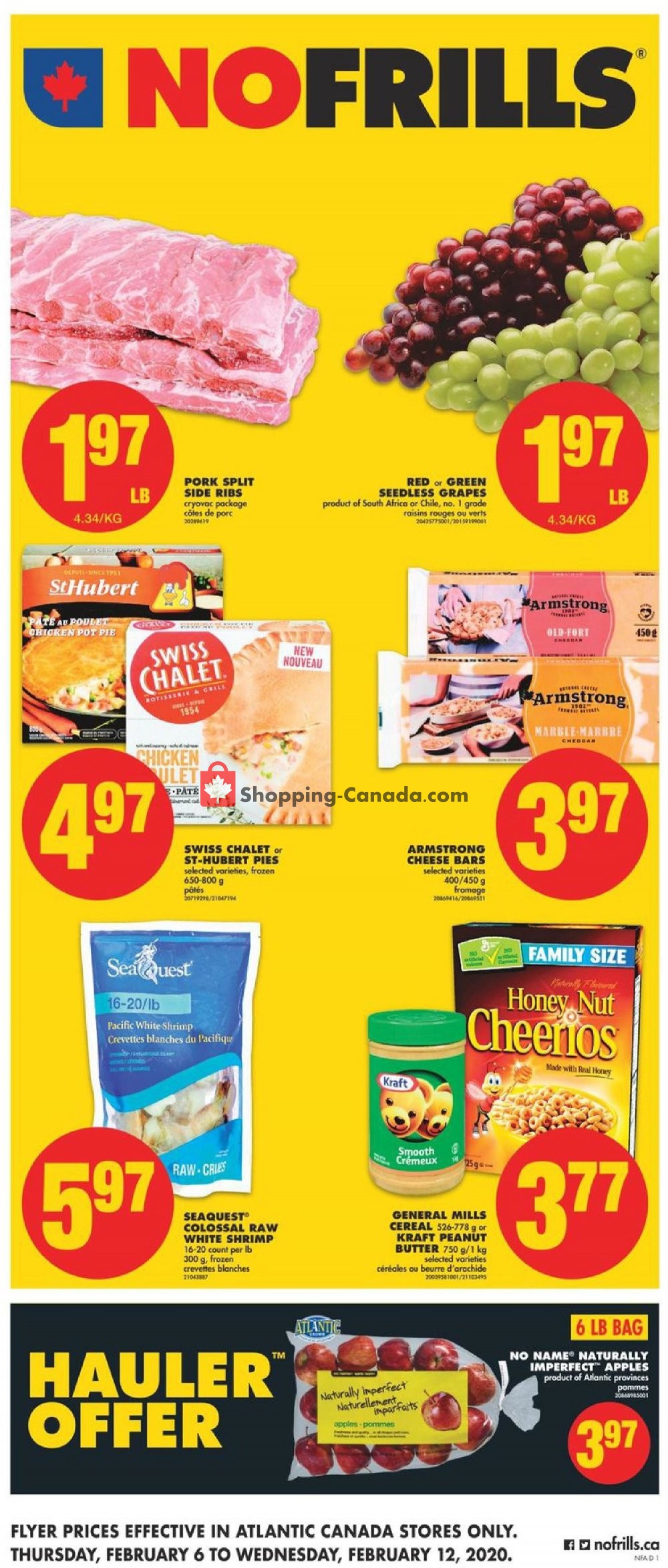 No Frills flyer from Thursday February 6, 2020 to Wednesday February 12, 2020 - page 1