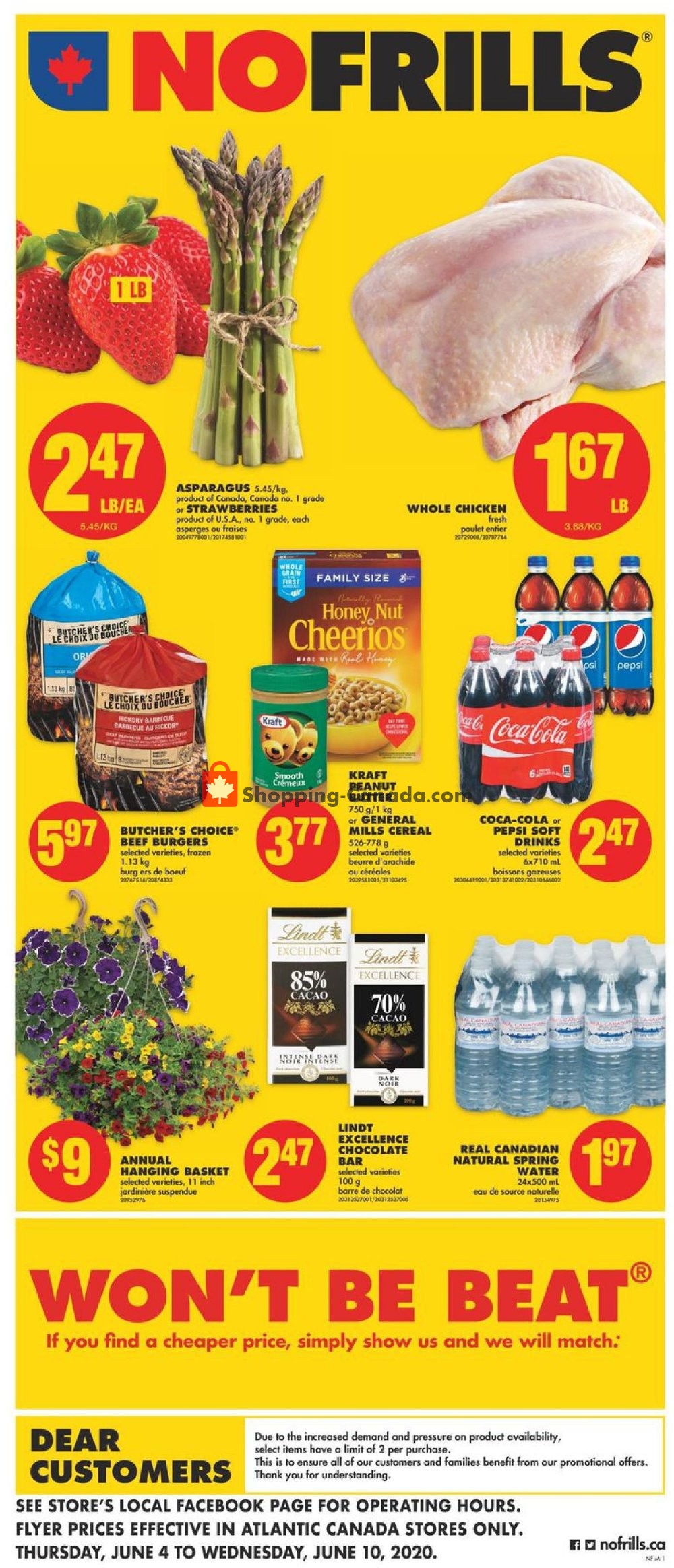 No Frills flyer from Thursday June 4, 2020 to Wednesday June 10, 2020 - page 1