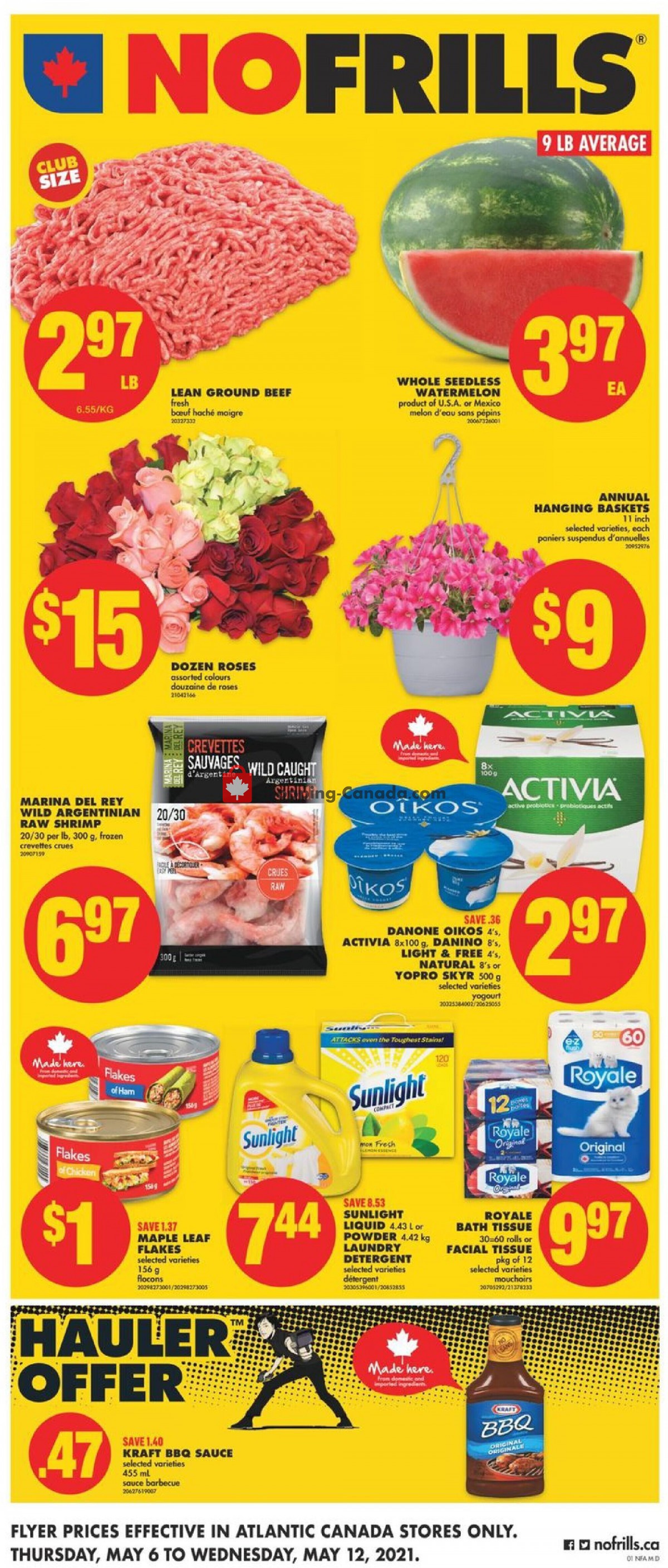 No Frills flyer from Thursday May 6, 2021 to Wednesday May 12, 2021 - page 1