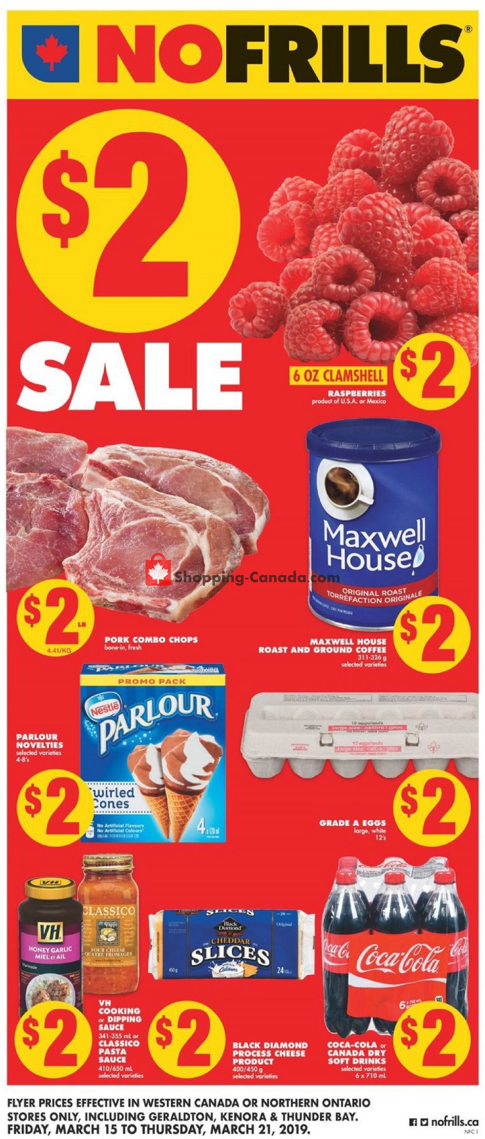 No Frills flyer from Friday March 15, 2019 to Thursday March 21, 2019 - page 1