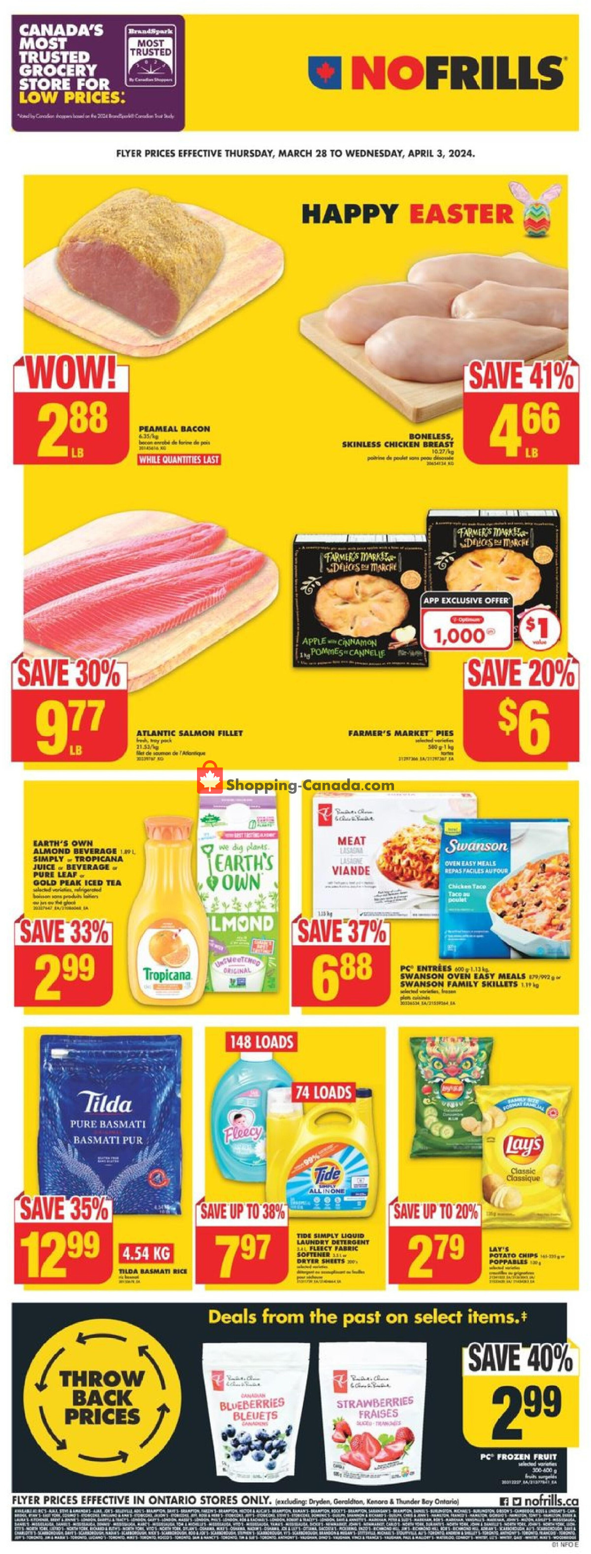 No Frills flyer from Thursday March 28, 2024 to Wednesday April 3, 2024 - page 3