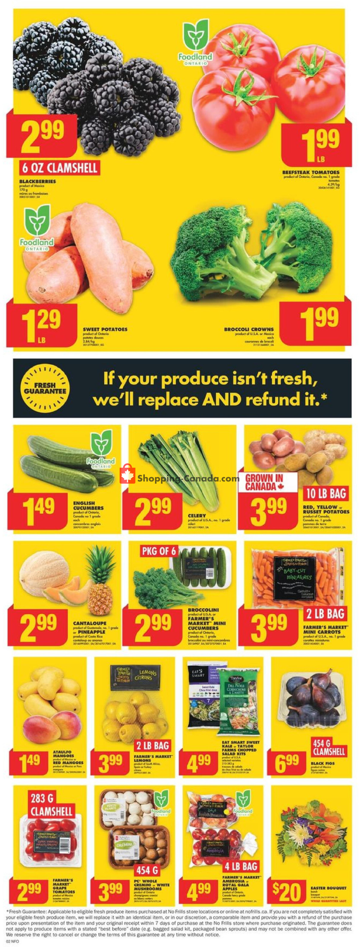 No Frills flyer from Thursday March 28, 2024 to Wednesday April 3, 2024 - page 4