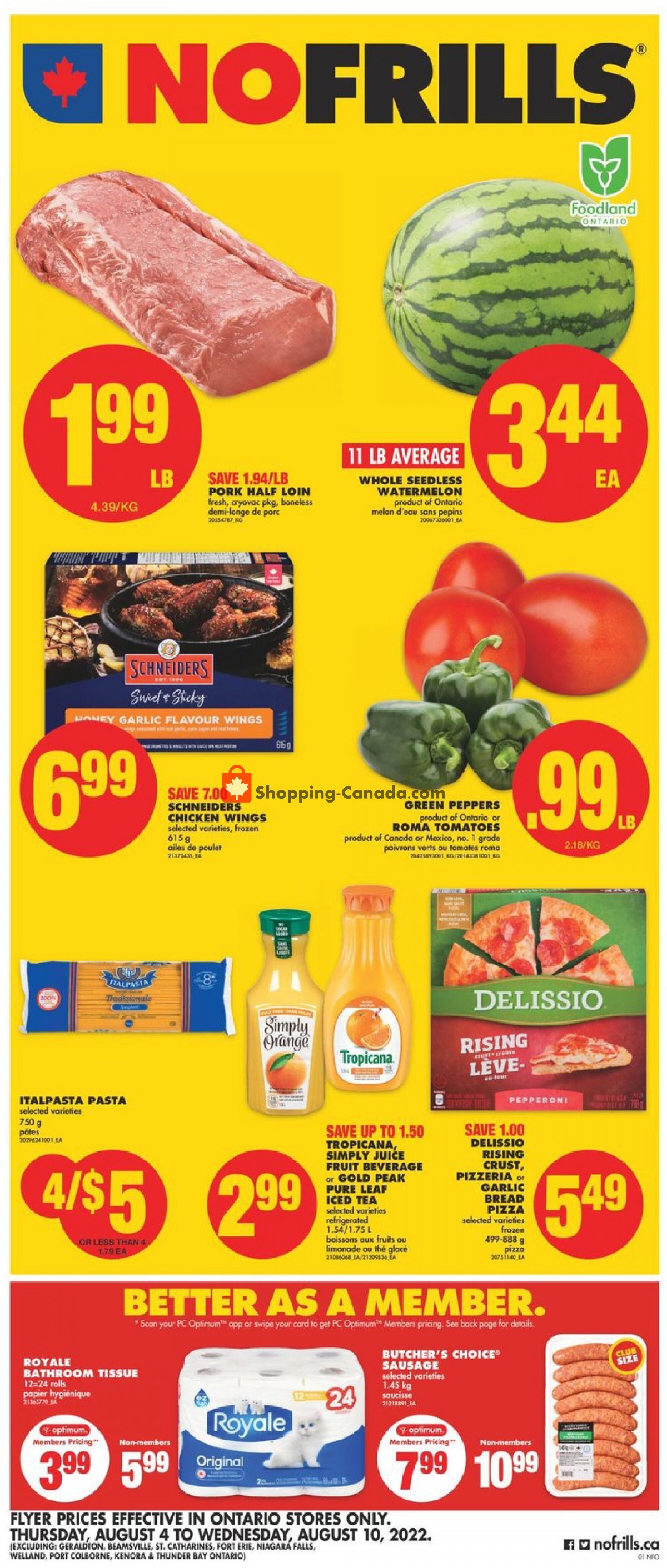 No Frills flyer from Thursday August 4, 2022 to Wednesday August 10, 2022 - page 2