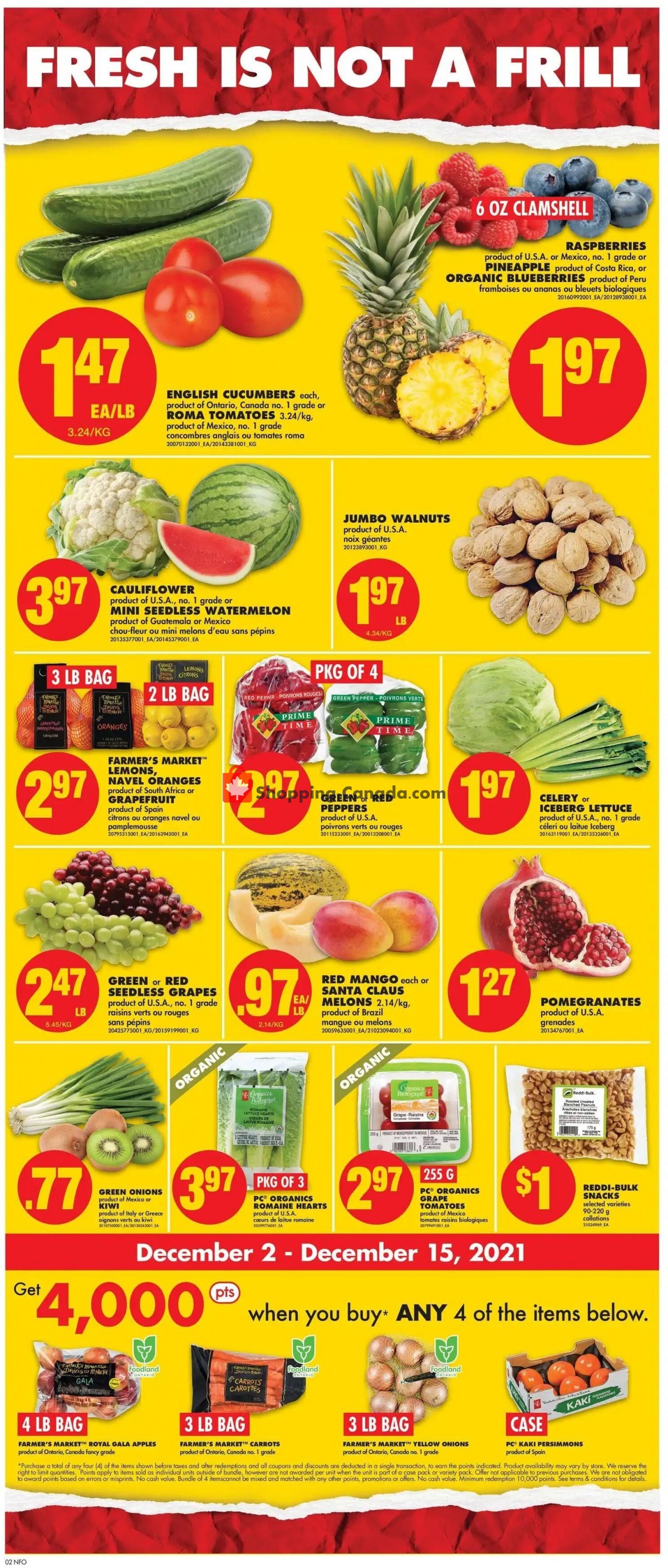 No Frills flyer from Thursday December 2, 2021 to Wednesday December 8, 2021 - page 4