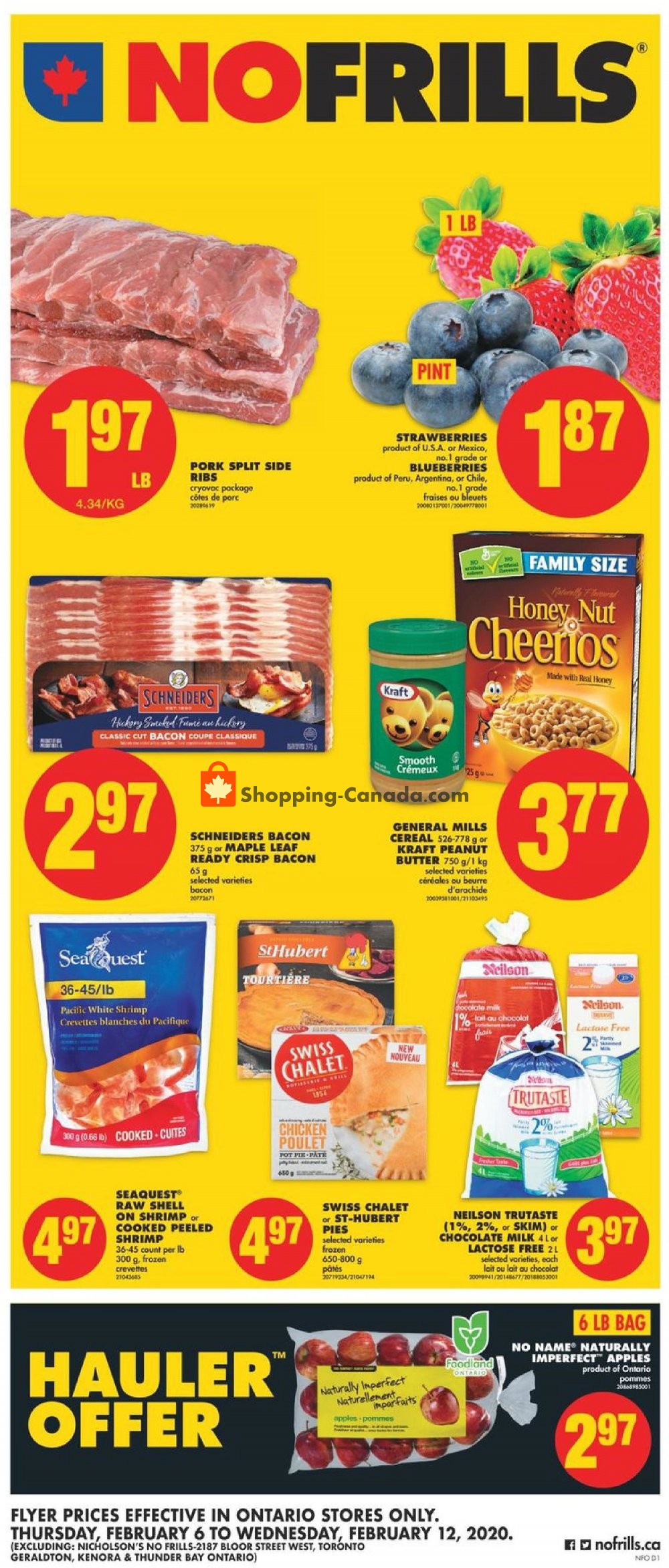 No Frills flyer from Thursday February 6, 2020 to Wednesday February 12, 2020 - page 1