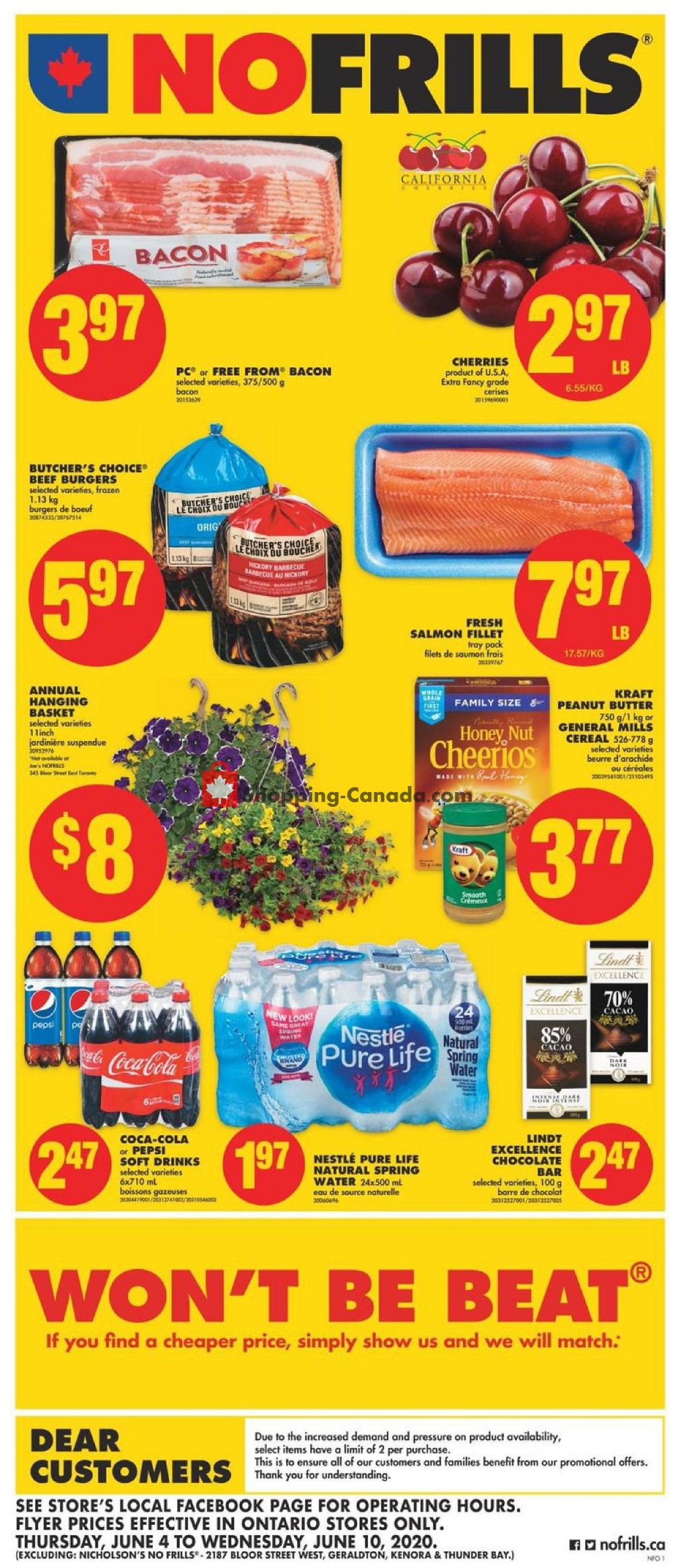 No Frills flyer from Thursday June 4, 2020 to Wednesday June 10, 2020 - page 1