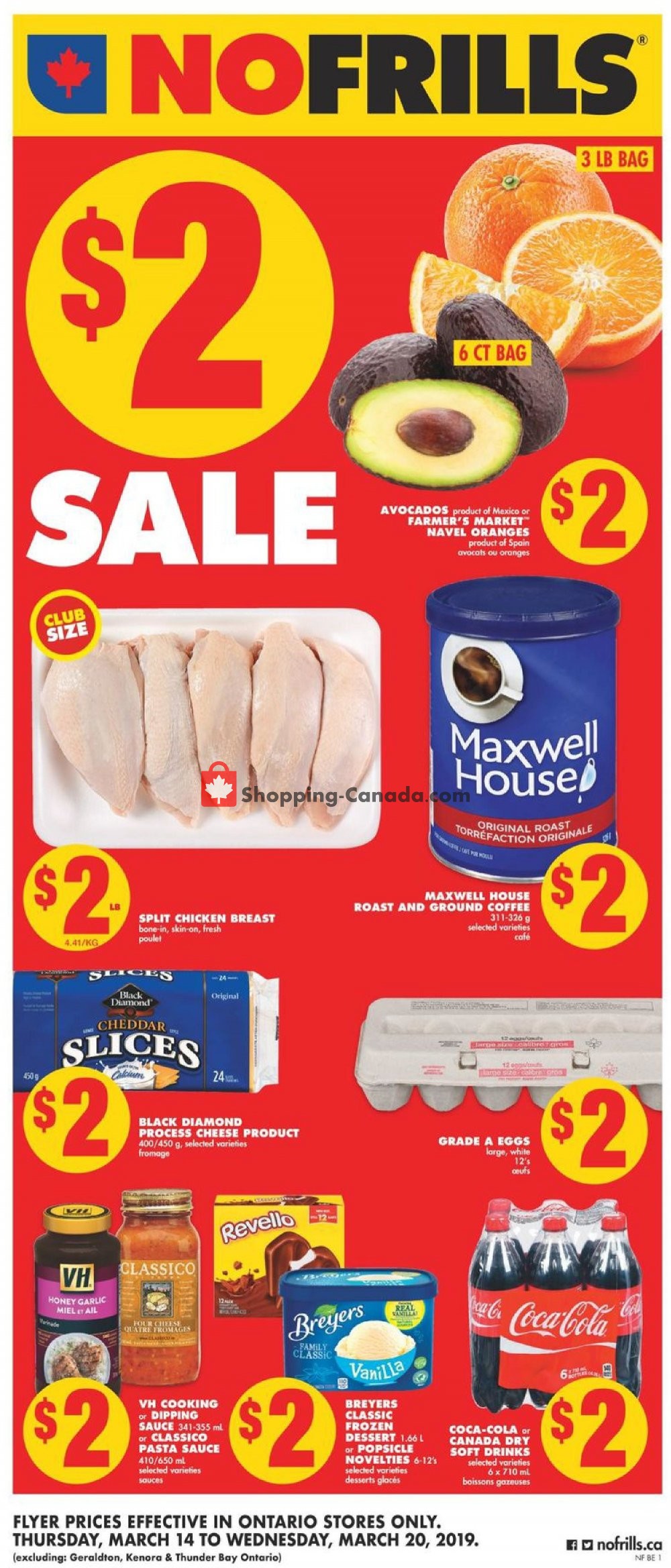 No Frills flyer from Thursday March 14, 2019 to Wednesday March 20, 2019 - page 1