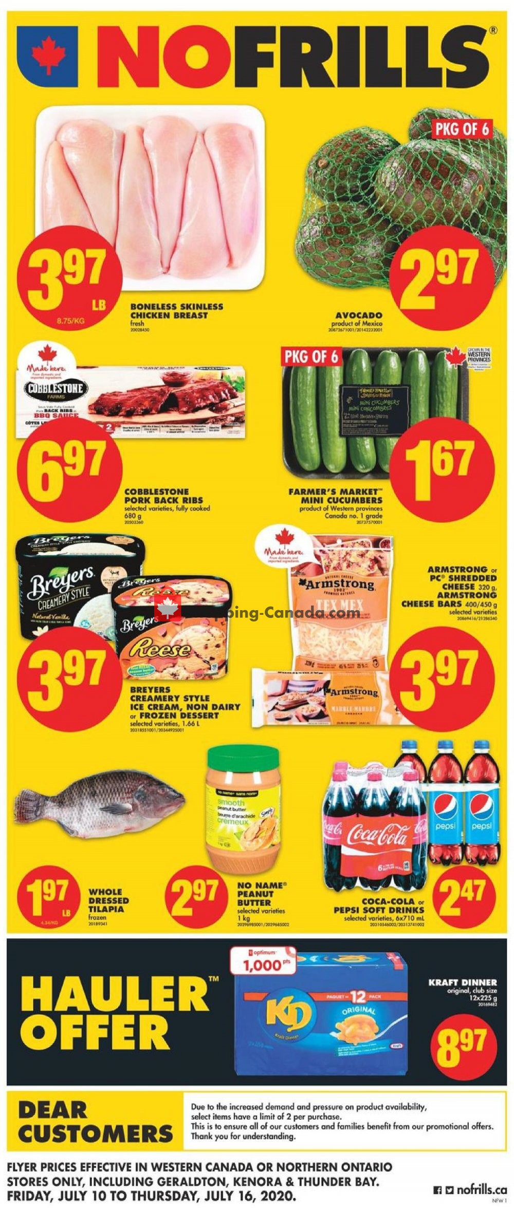No Frills flyer from Friday July 10, 2020 to Thursday July 16, 2020 - page 1