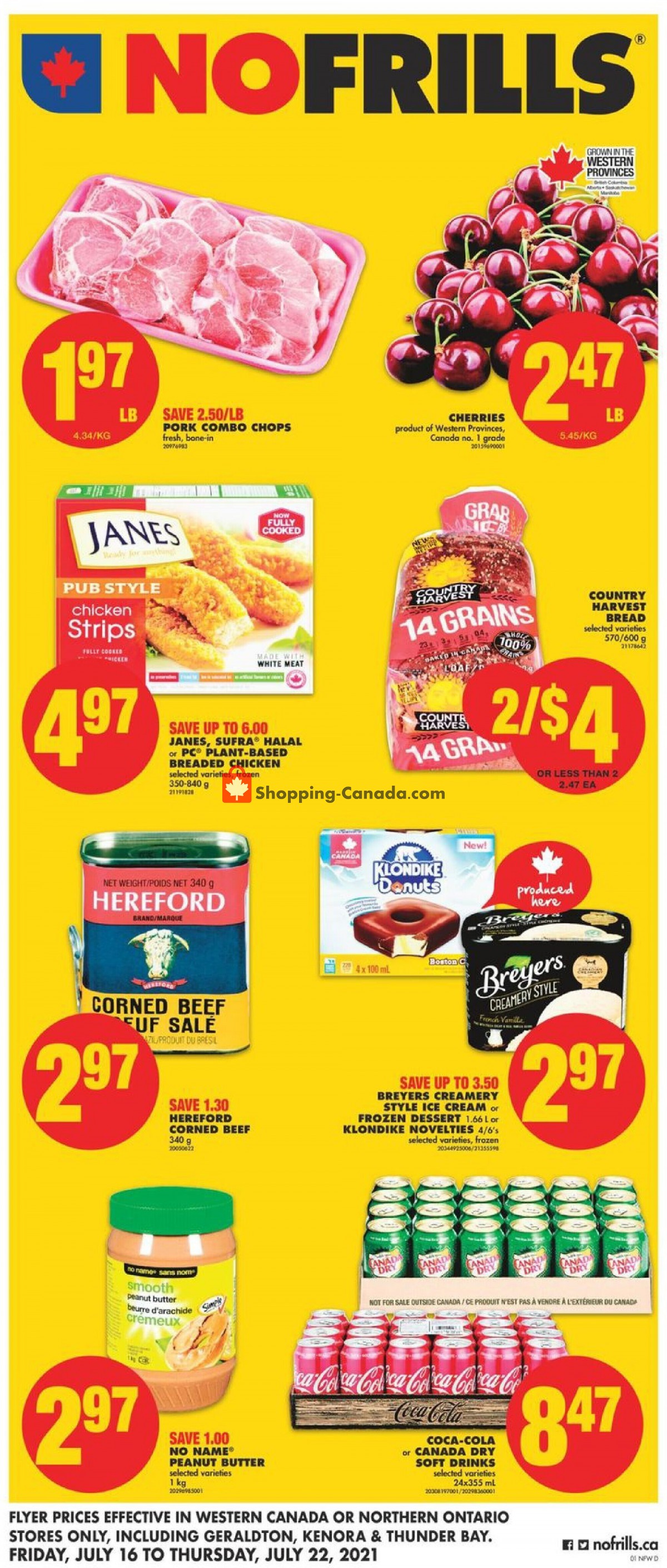 No Frills flyer from Friday July 16, 2021 to Thursday July 22, 2021 - page 1