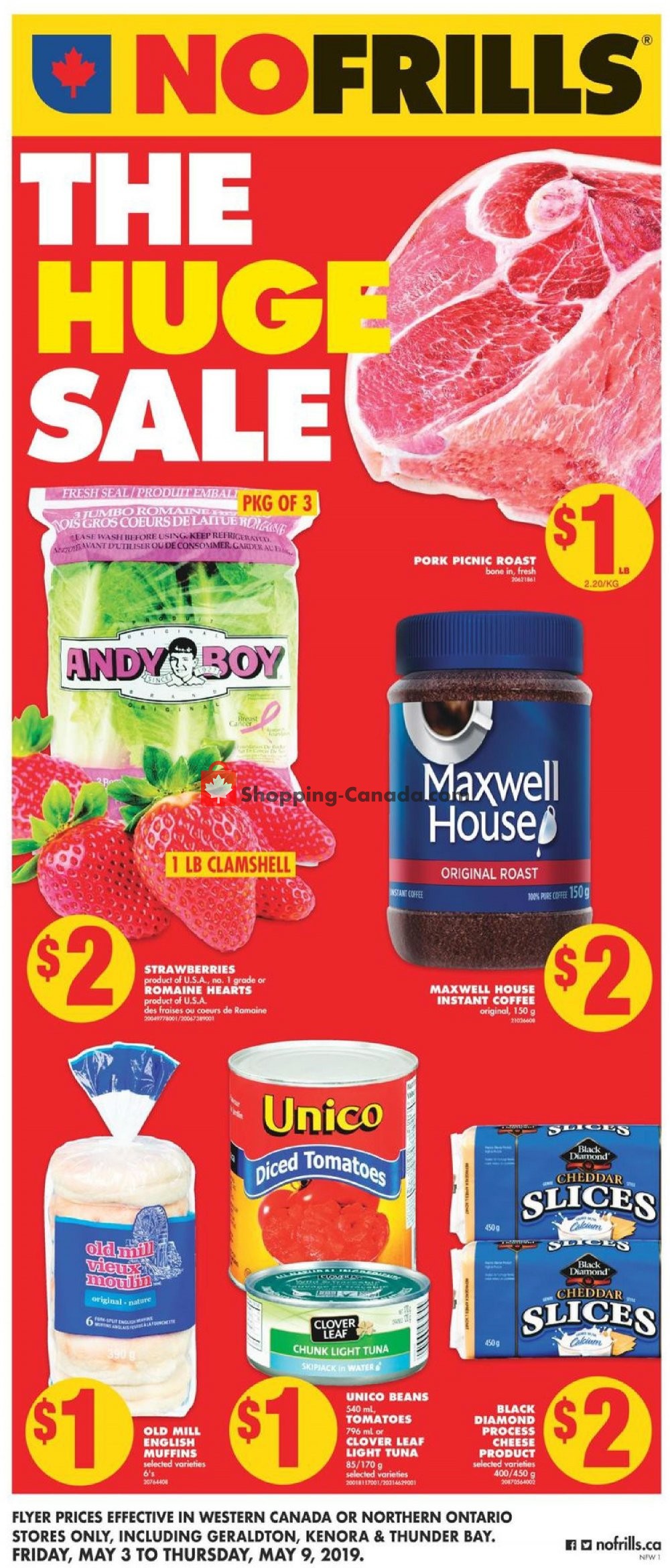 No Frills flyer from Friday May 3, 2019 to Thursday May 9, 2019 - page 1