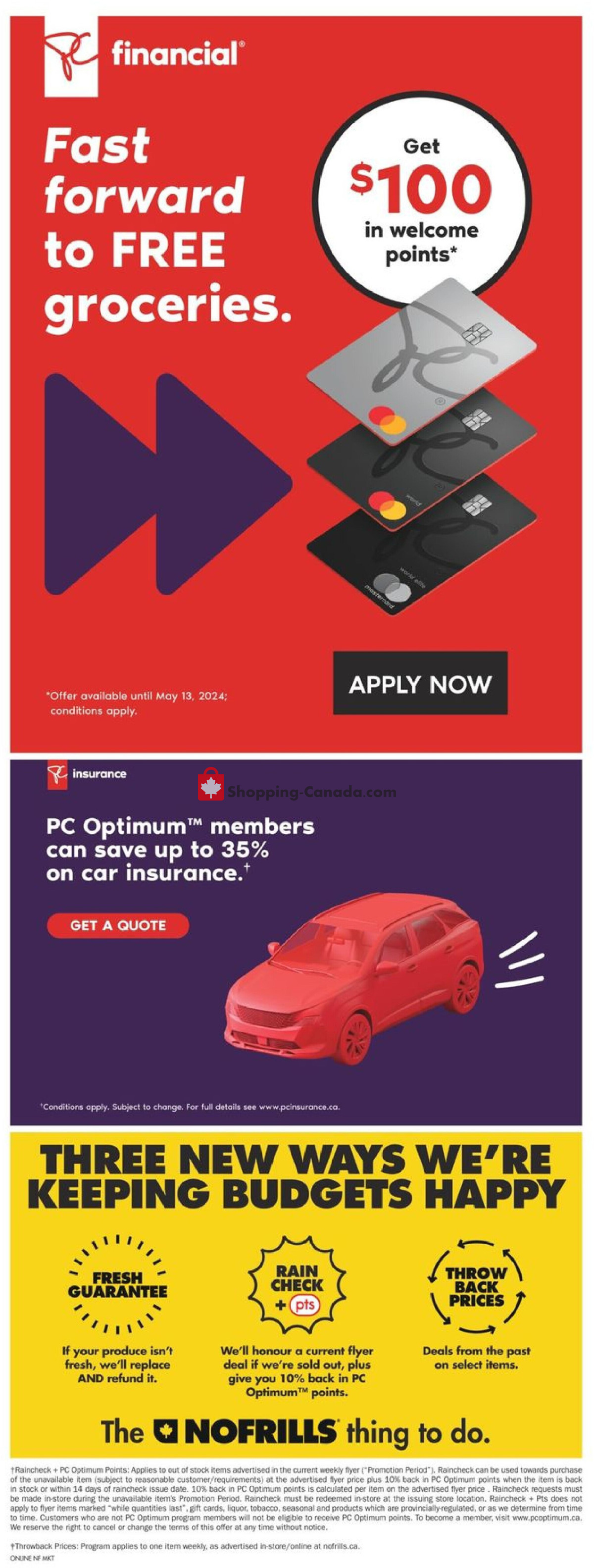 No Frills flyer from Thursday April 25, 2024 to Wednesday May 1, 2024 - page 14