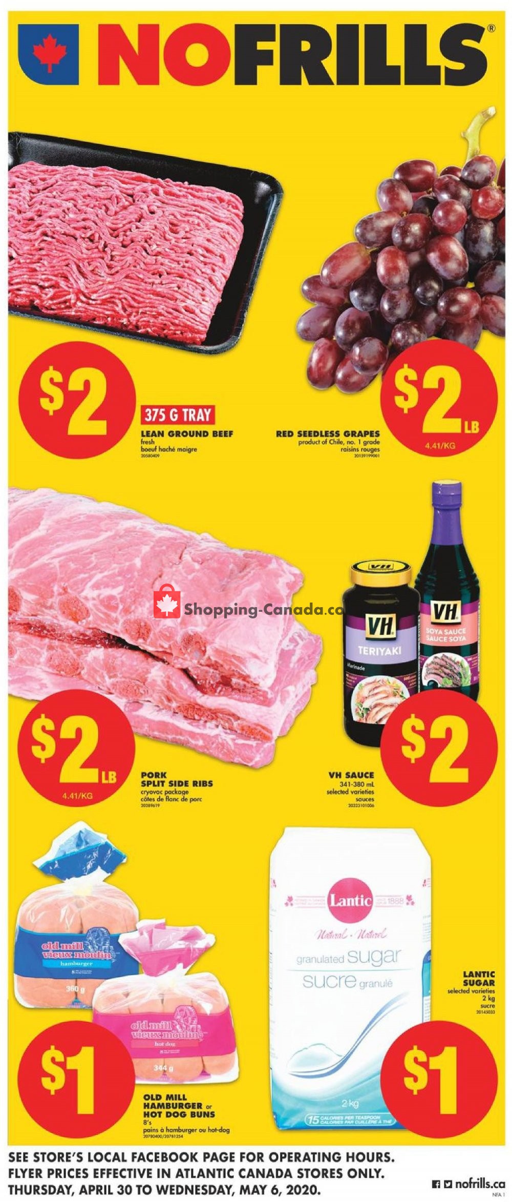 No Frills flyer from Thursday April 30, 2020 to Wednesday May 6, 2020 - page 1