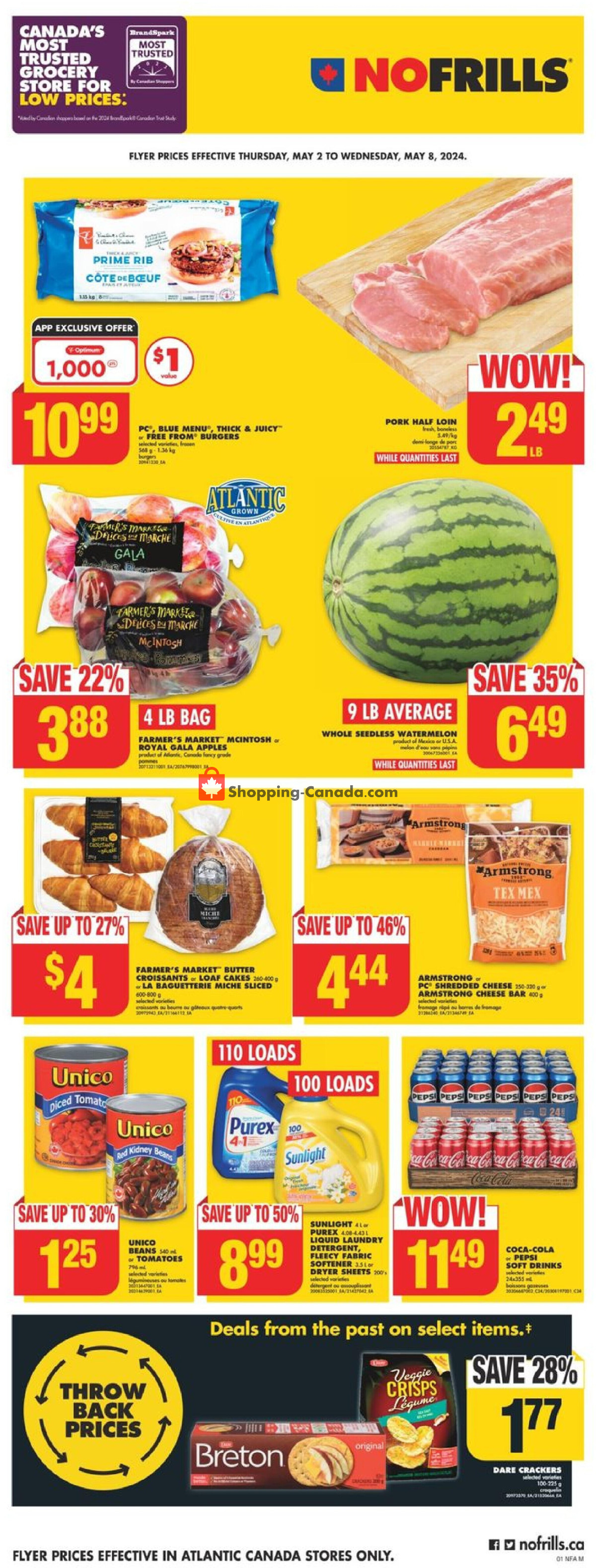 No Frills flyer from Thursday May 2, 2024 to Wednesday May 8, 2024 - page 3