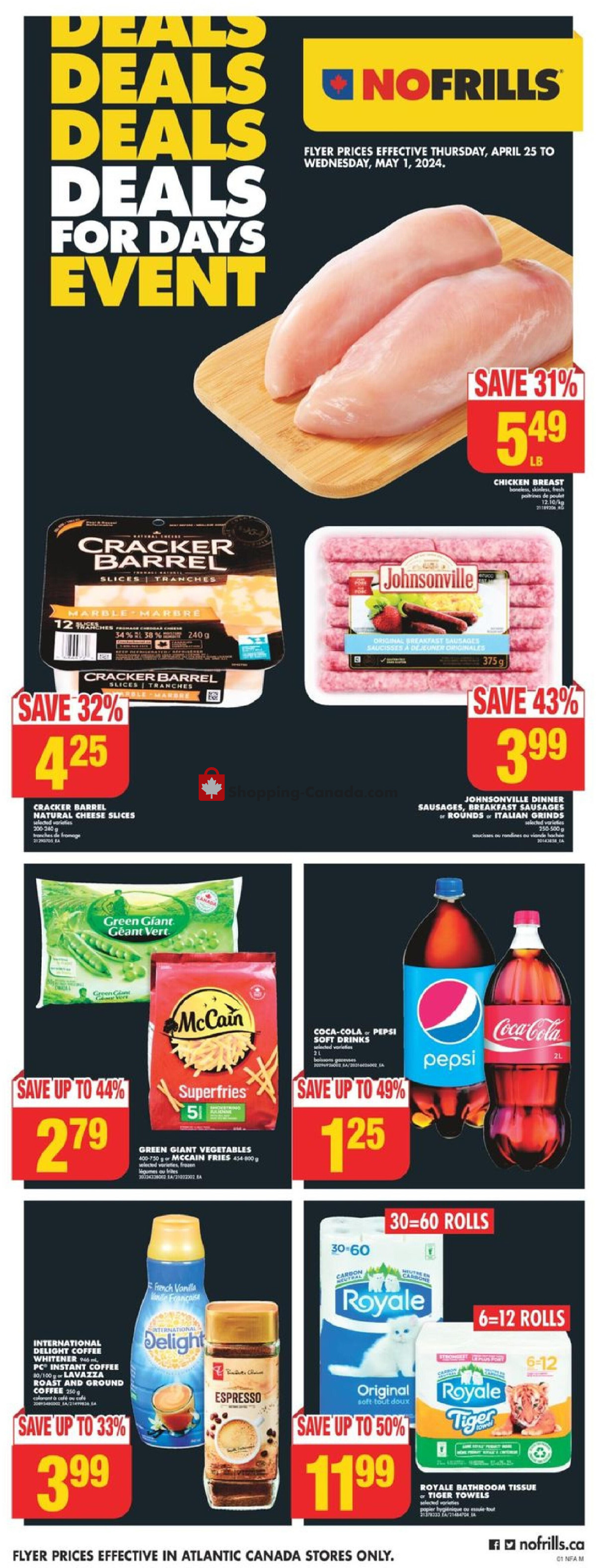 No Frills flyer from Thursday April 25, 2024 to Wednesday May 1, 2024 - page 3