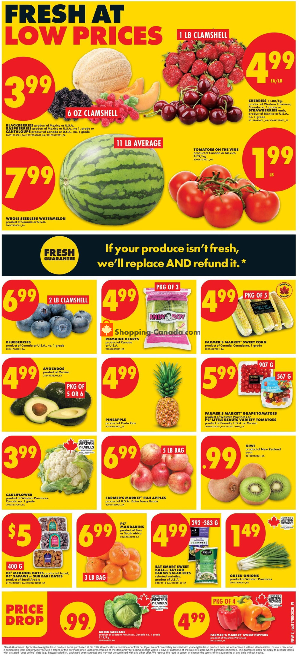 No Frills flyer from Thursday August 20, 2026 to Wednesday August 26, 2026 - page 2