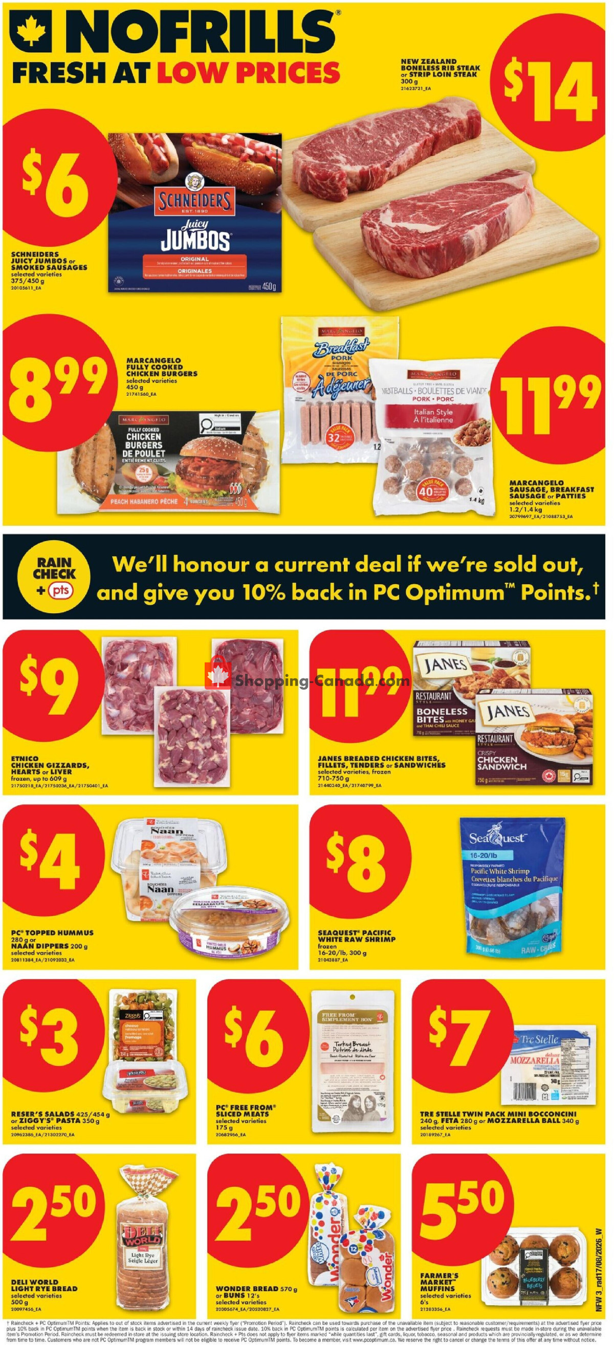 No Frills flyer from Thursday August 20, 2026 to Wednesday August 26, 2026 - page 4