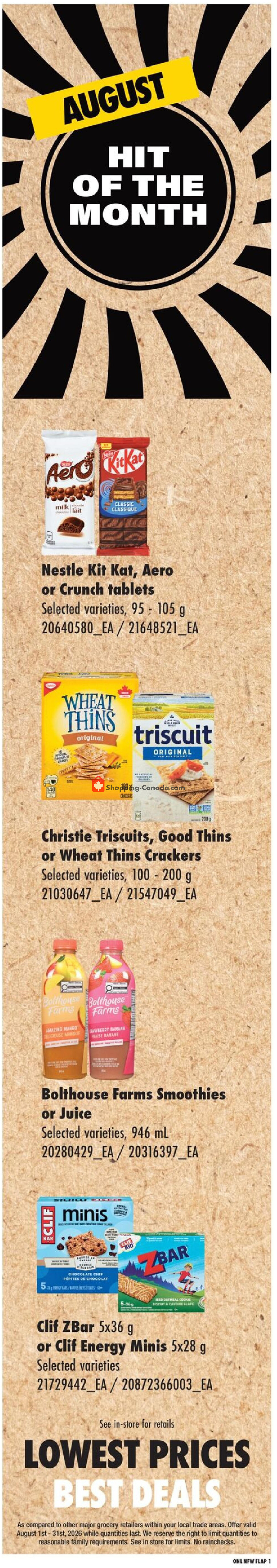 No Frills flyer from Thursday August 20, 2026 to Wednesday August 26, 2026 - page 6
