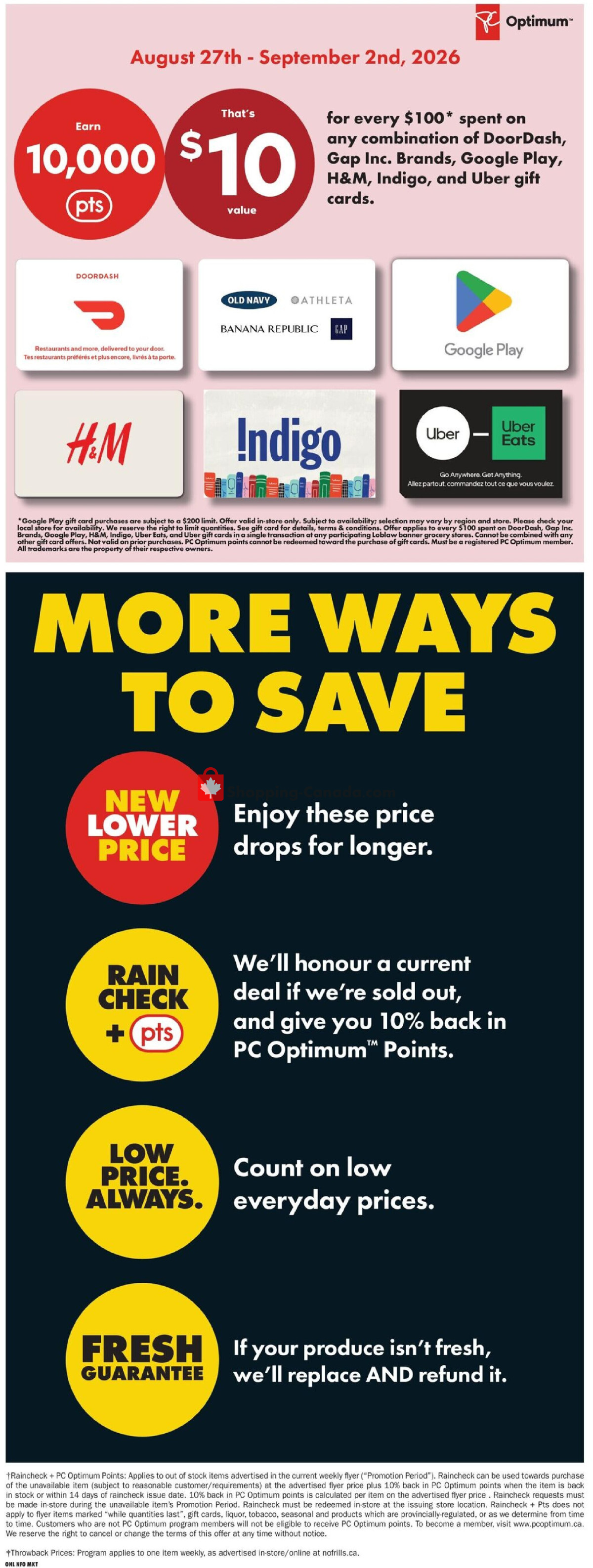 No Frills flyer from Thursday August 27, 2026 to Wednesday September 2, 2026 - page 20
