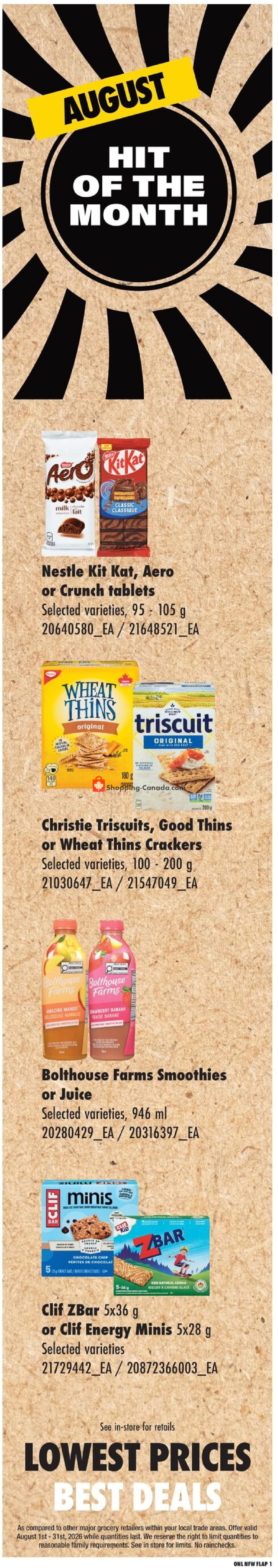 No Frills flyer from Thursday August 27, 2026 to Wednesday September 2, 2026 - page 7