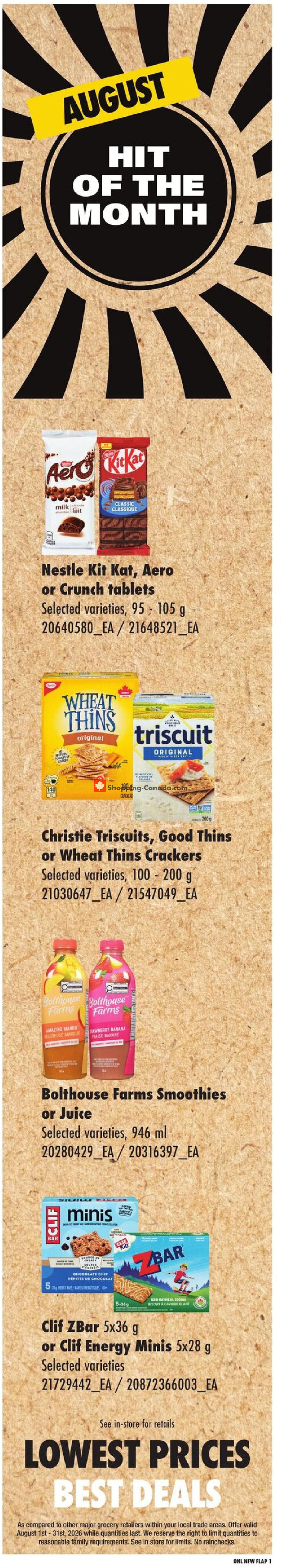 No Frills flyer from Thursday August 6, 2026 to Wednesday August 12, 2026 - page 6