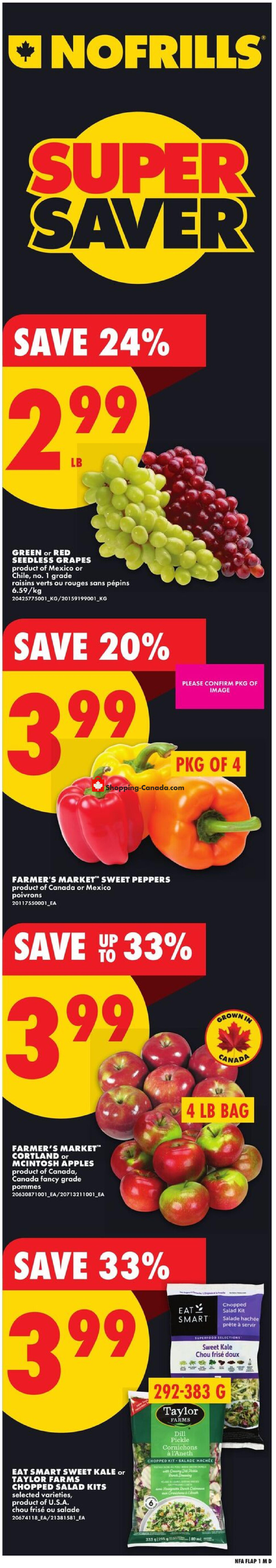 No Frills flyer from Thursday June 11, 2026 to Wednesday June 17, 2026 - page 1
