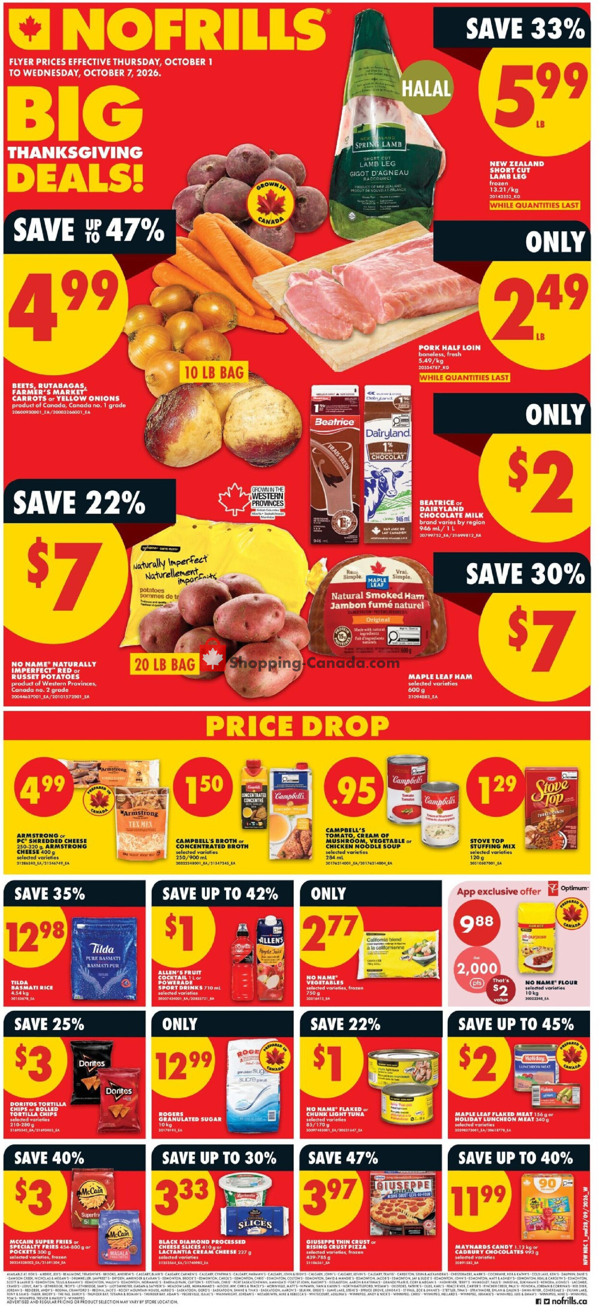 No Frills flyer from Thursday October 1, 2026 to Wednesday October 7, 2026 - page 15