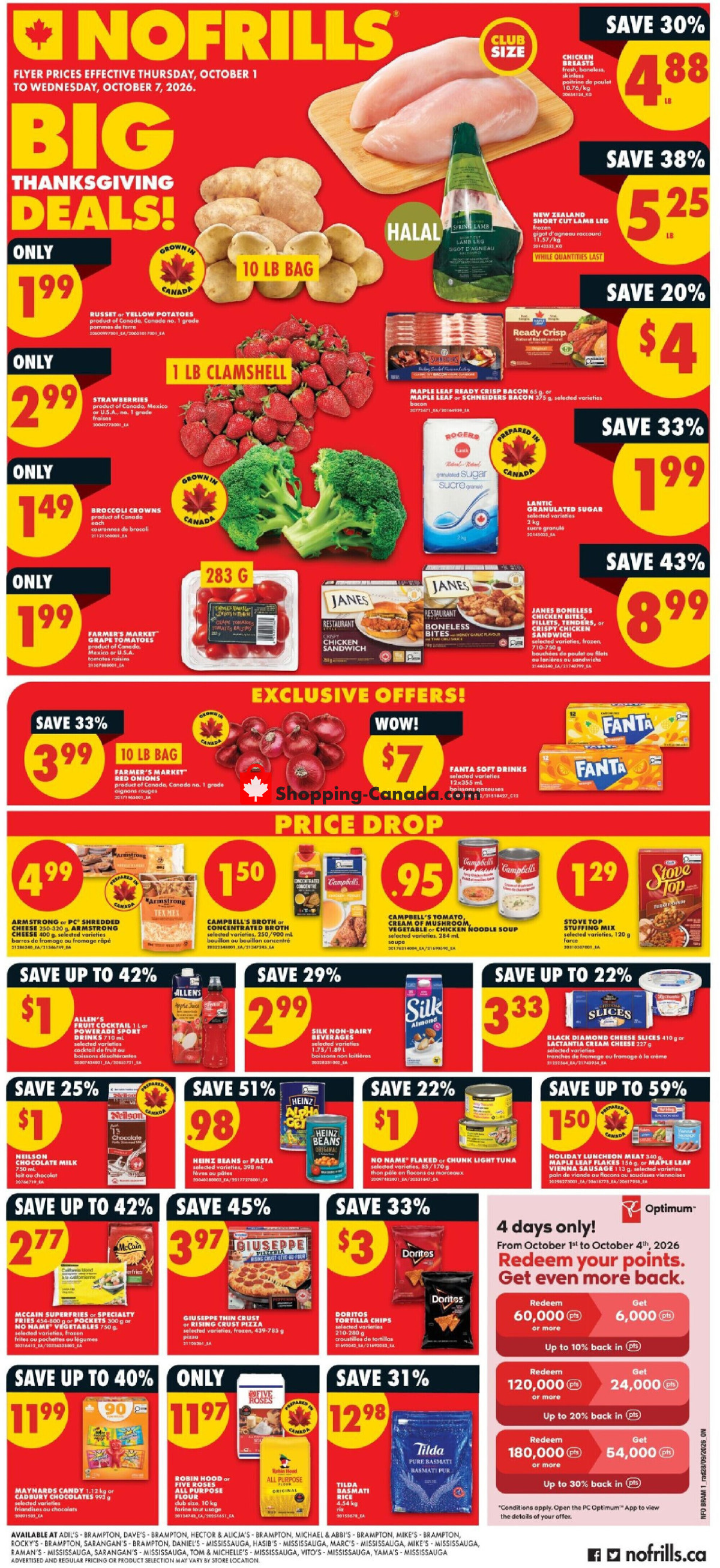 No Frills flyer from Thursday October 1, 2026 to Wednesday October 7, 2026 - page 39