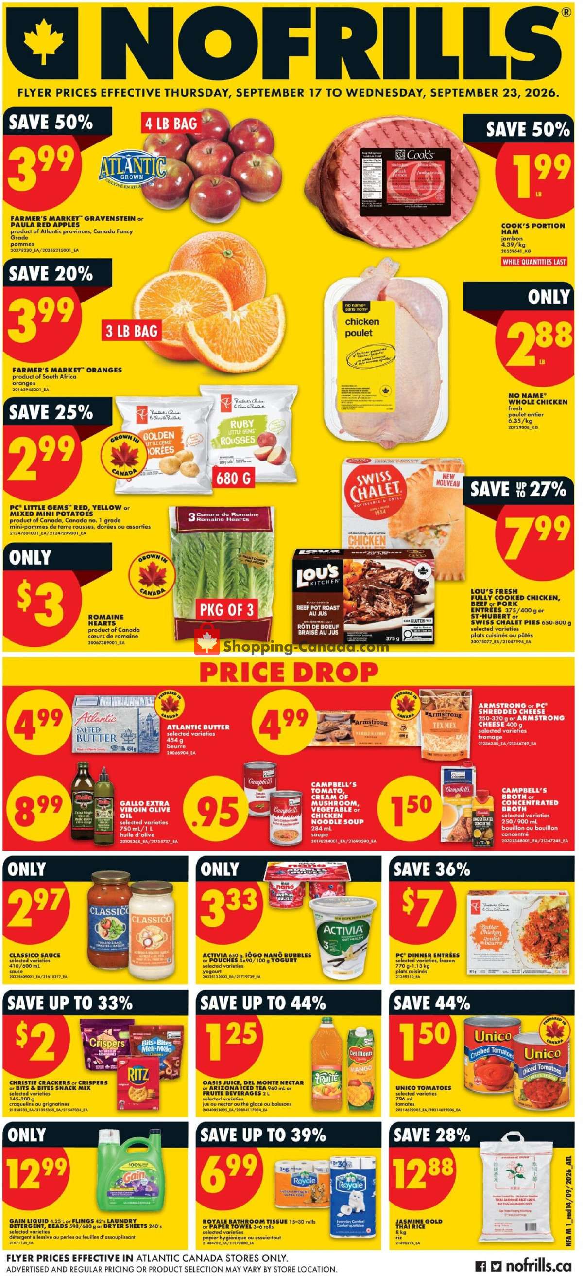 No Frills flyer from Thursday September 17, 2026 to Wednesday September 23, 2026 - page 28
