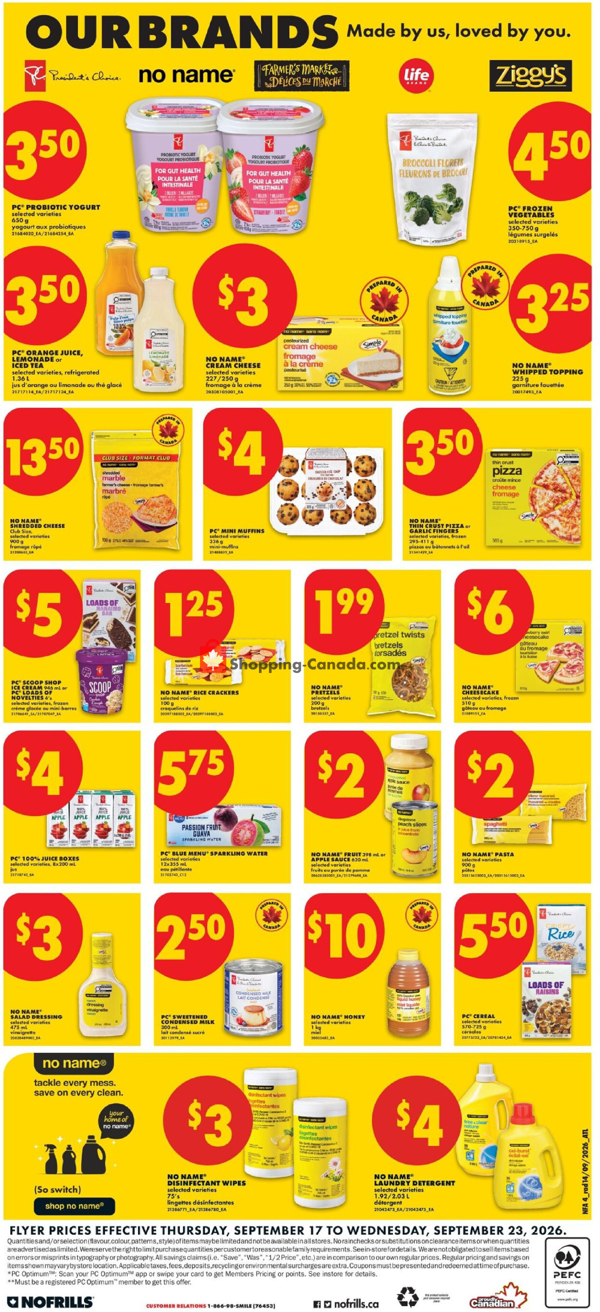 No Frills flyer from Thursday September 17, 2026 to Wednesday September 23, 2026 - page 32