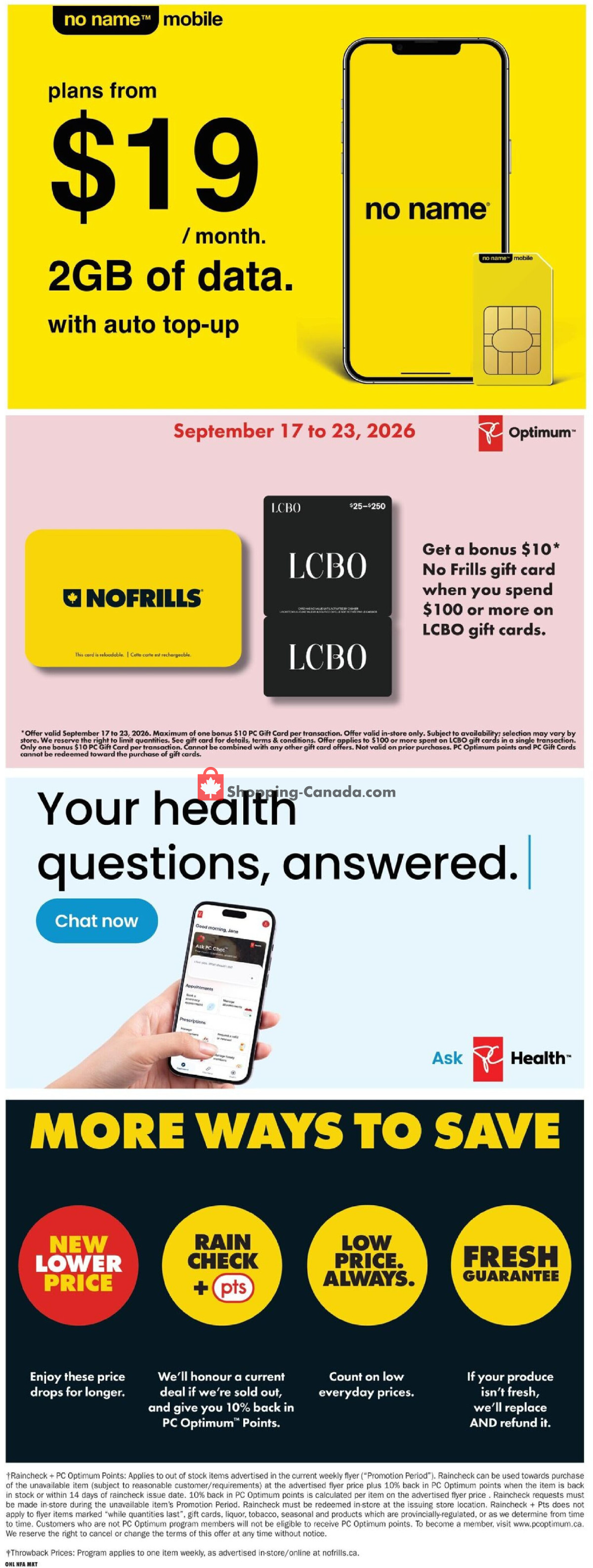 No Frills flyer from Thursday September 17, 2026 to Wednesday September 23, 2026 - page 42