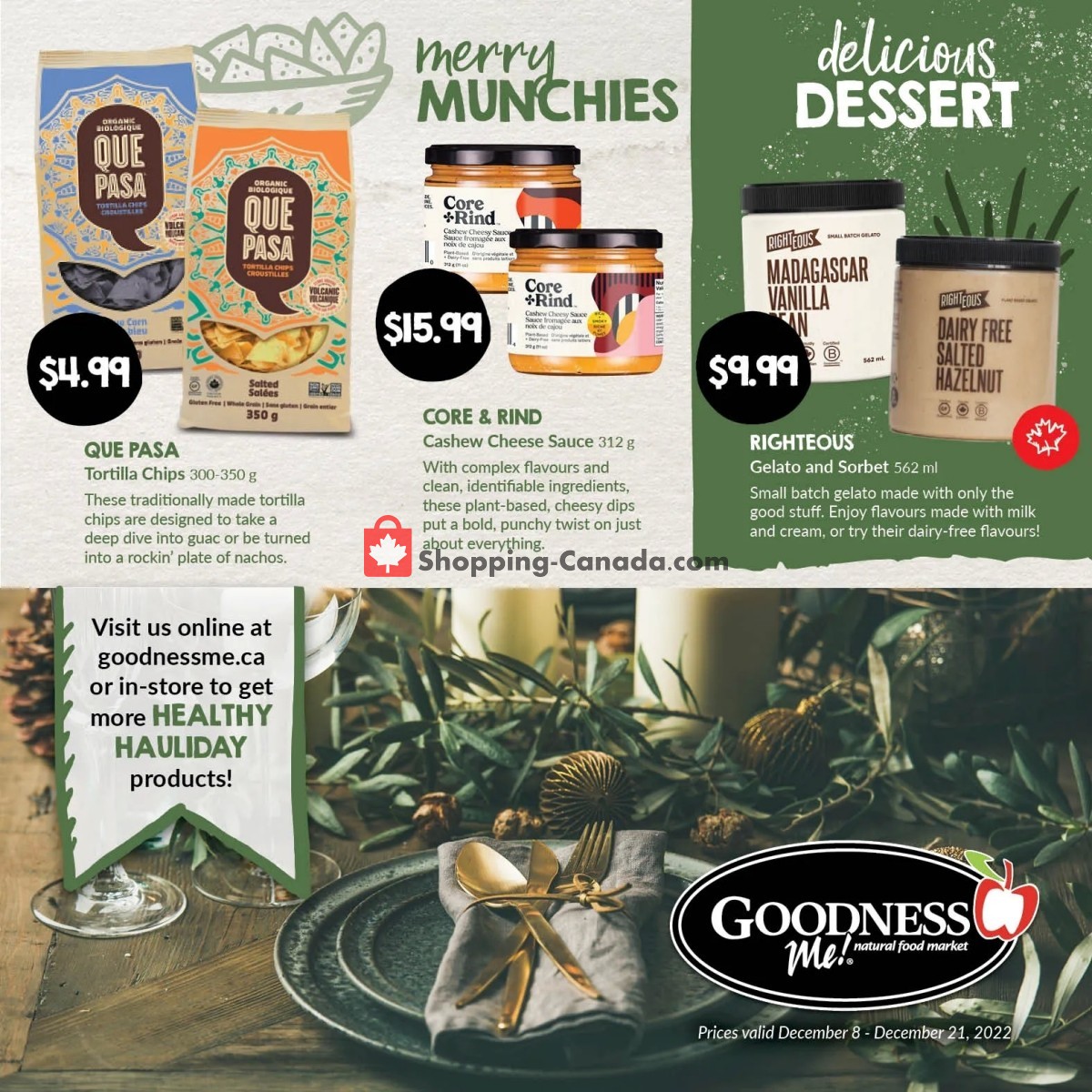 Noah's Natural Foods flyer from Thursday December 8, 2022 to Wednesday December 21, 2022 - page 19