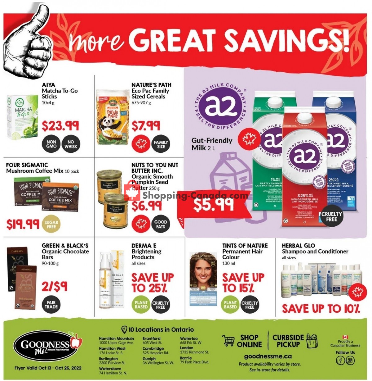 Noah's Natural Foods flyer from Thursday October 13, 2022 to Wednesday October 26, 2022 - page 16