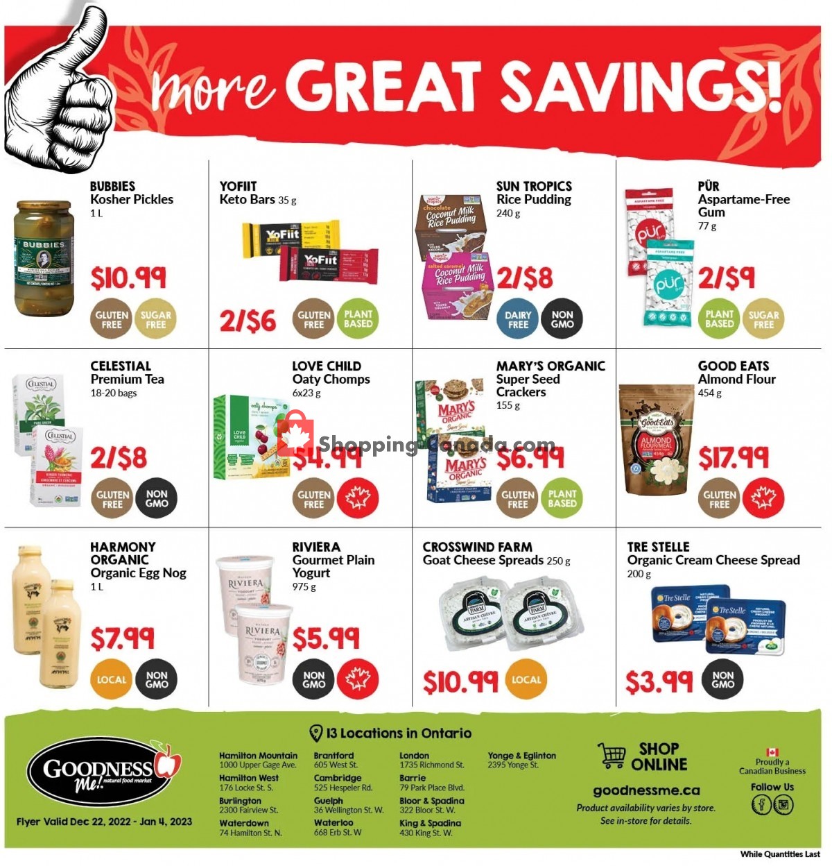 Noah's Natural Foods flyer from Thursday December 22, 2022 to Wednesday January 4, 2023 - page 15