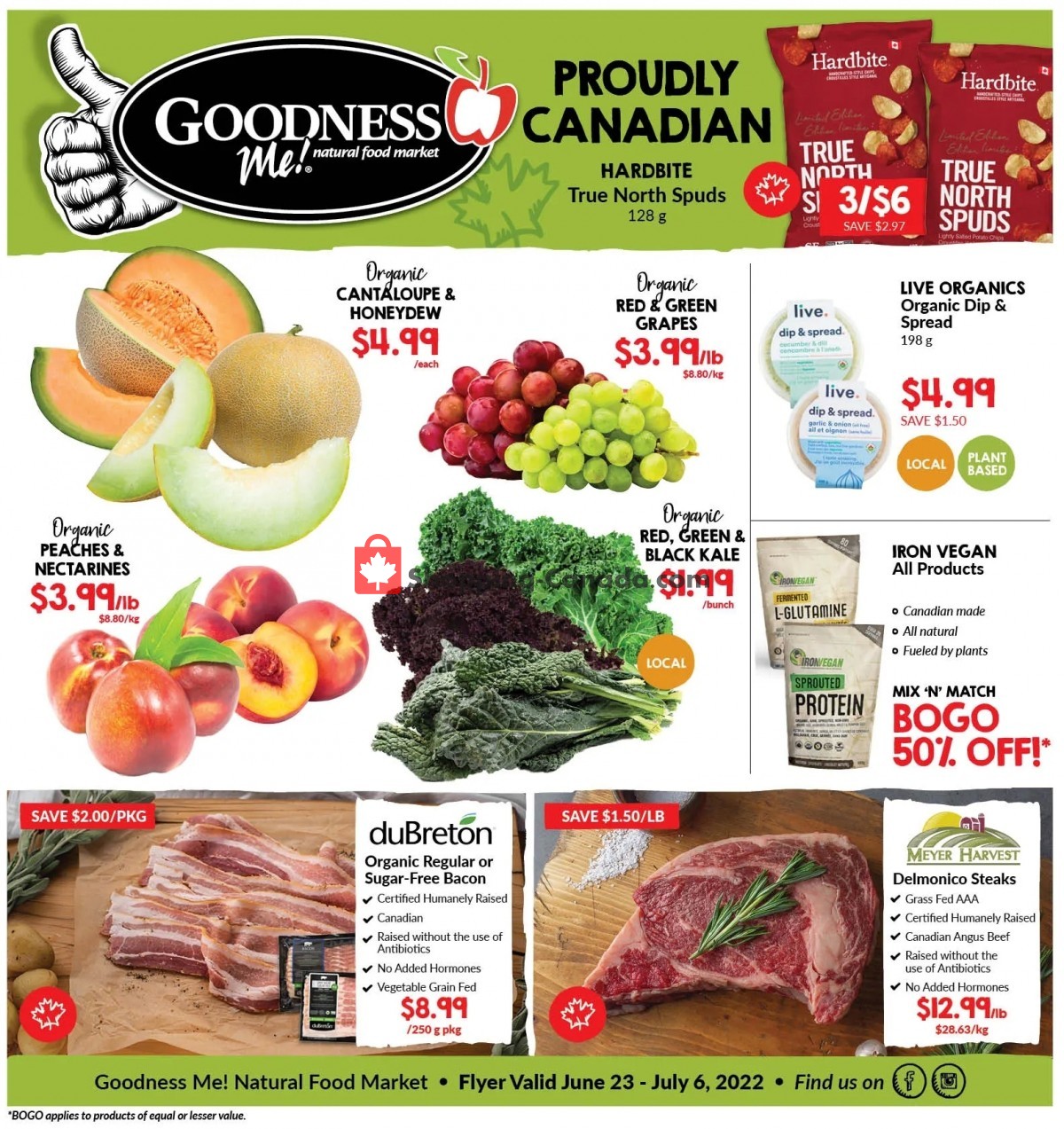 Noah's Natural Foods Canada, flyer (Savings Deal) June 23 July 6