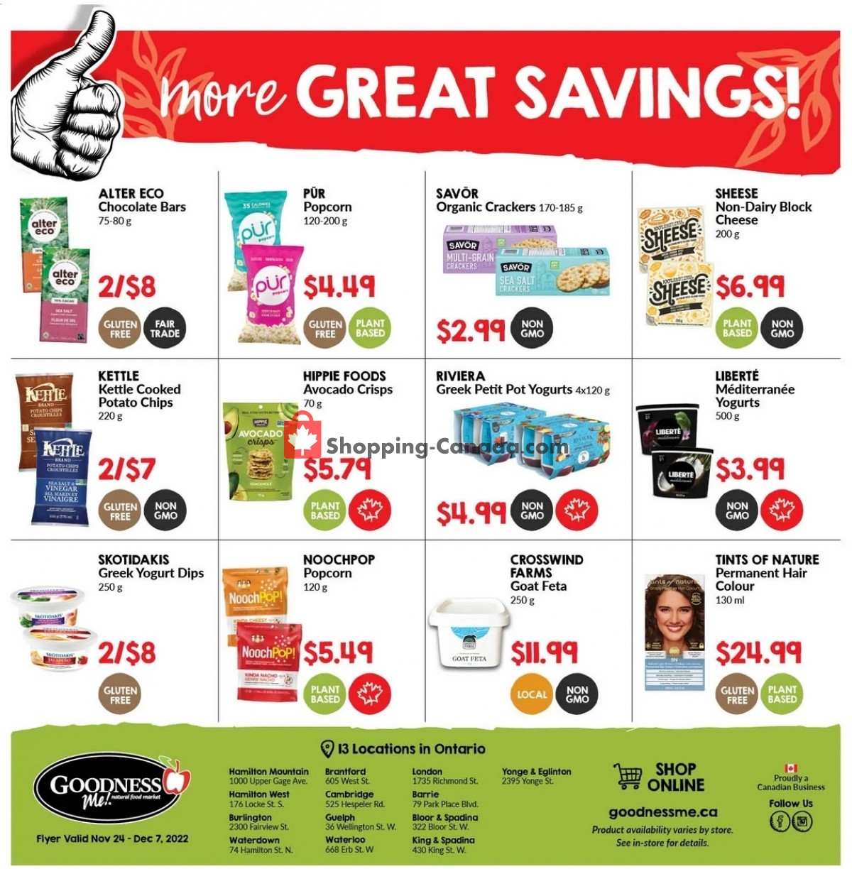 Noah's Natural Foods flyer from Thursday November 24, 2022 to Wednesday December 7, 2022 - page 15