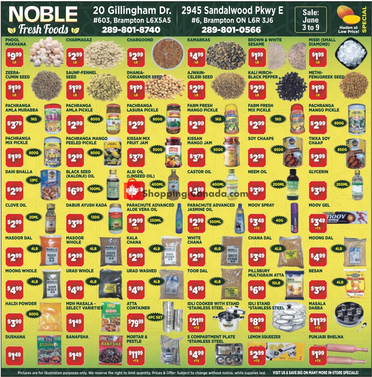 Noble Fresh Foods flyer from Thursday June 3, 2021 to Wednesday June 9, 2021 - page 1