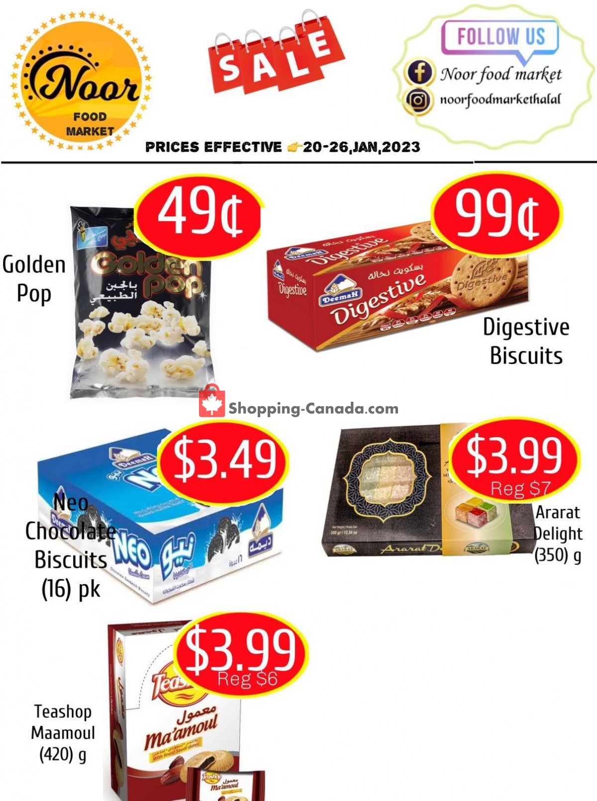 Noor Food Market flyer from Friday January 20, 2023 to Thursday January 26, 2023 - page 4