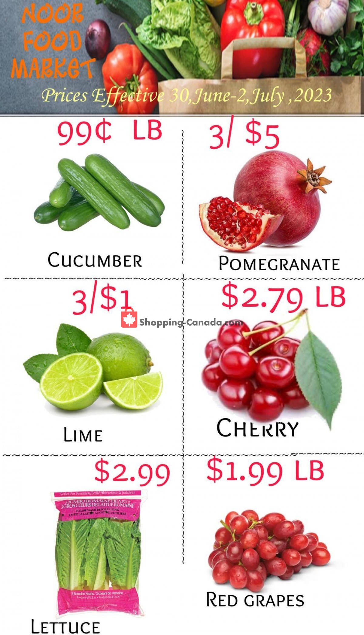 Noor Food Market flyer from Friday June 30, 2023 to Thursday July 6, 2023 - page 7