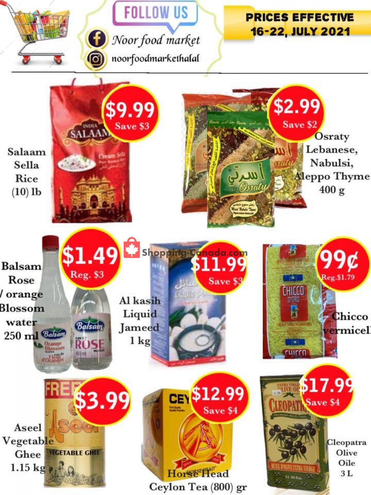 Noor Food Market flyer from Friday July 16, 2021 to Thursday July 22, 2021 - page 3