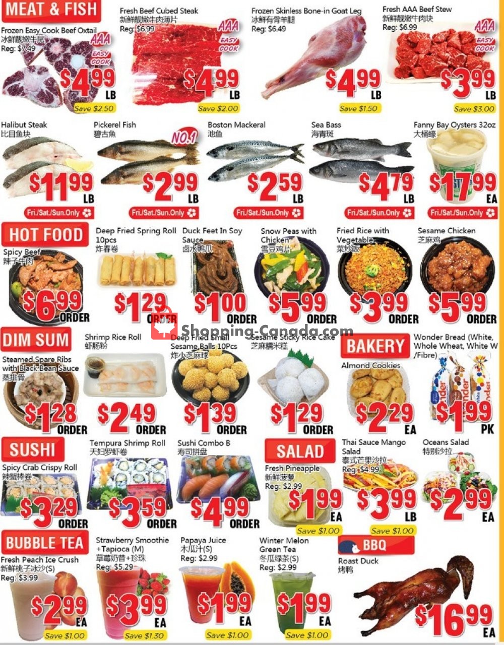 Oceans Fresh Food Market flyer from Friday November 8, 2019 to Thursday November 14, 2019 - page 4