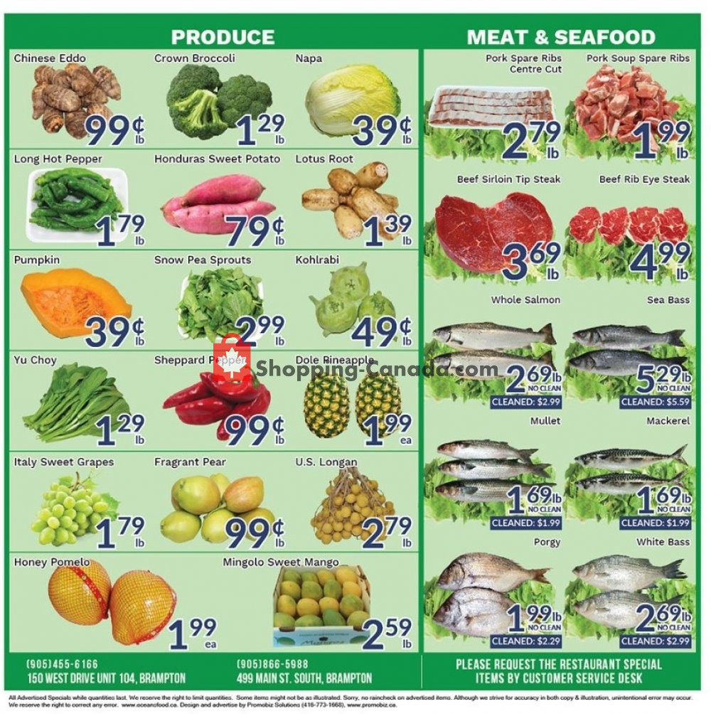 Oceans Fresh Food Market flyer from Friday November 8, 2019 to Thursday November 14, 2019 - page 2