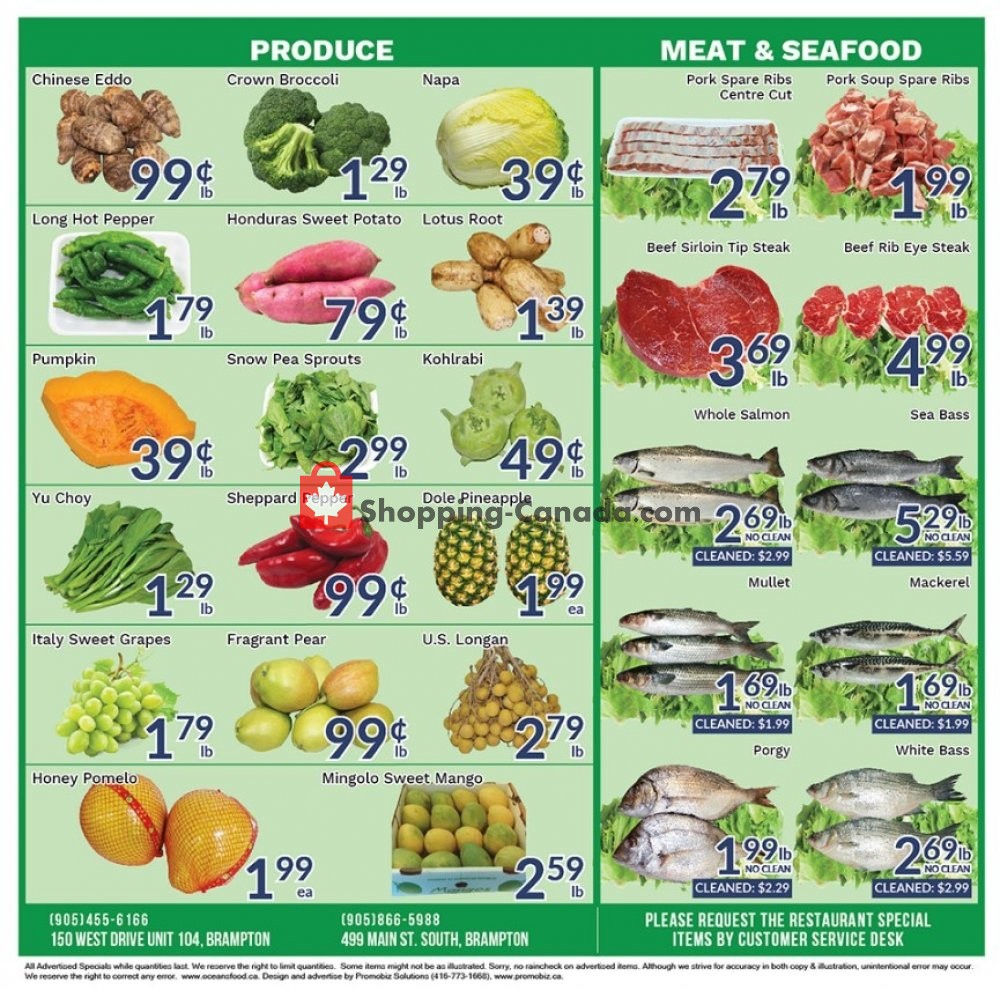 Oceans Fresh Food Market flyer from Friday November 8, 2019 to Thursday November 14, 2019 - page 2